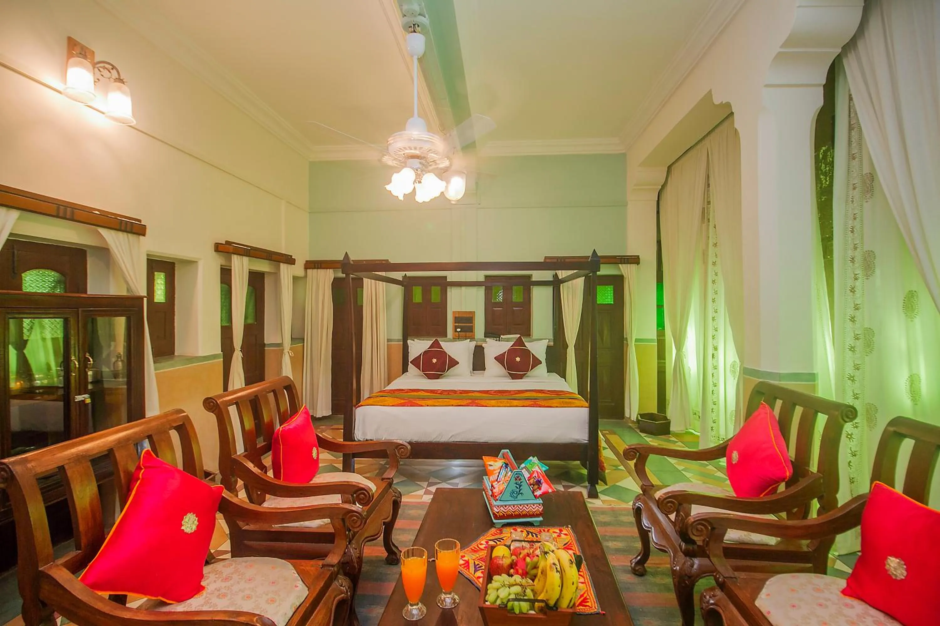 Bedroom in Amritara Manak Haveli, Jodhpur