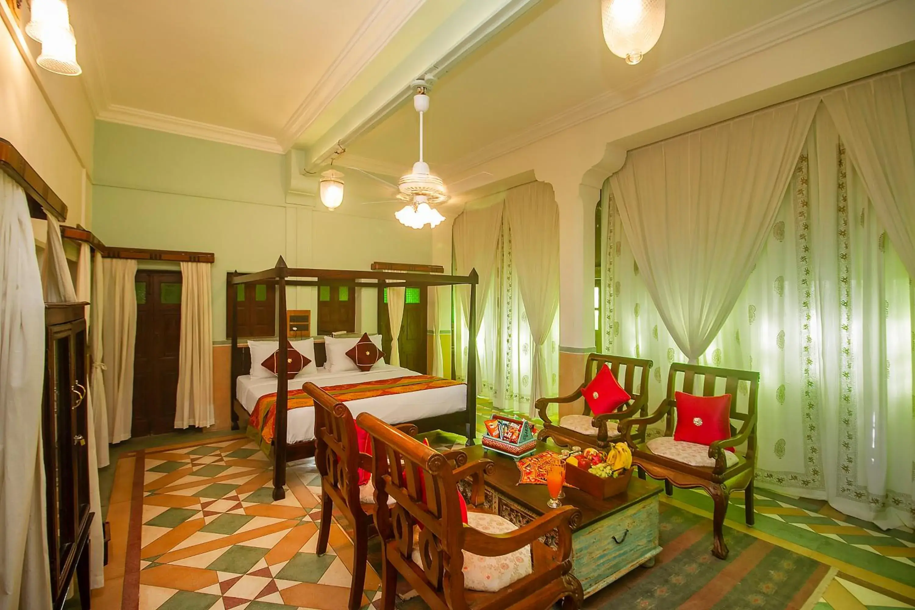 Maharajah Suite With Terrace Access - single occupancy - Coffee with Cookies - Free Morning and Evening Rooftop Live Music on Weekends and Evening Tea in Amritara Manak Haveli, Jodhpur Maharajah Suite With Terrace Access - single occupancy - Coffee with Cookies - Free Morning and Evening Rooftop Live Music on Weekends and Evening Tea in Amritara Manak Haveli, Jodhpur