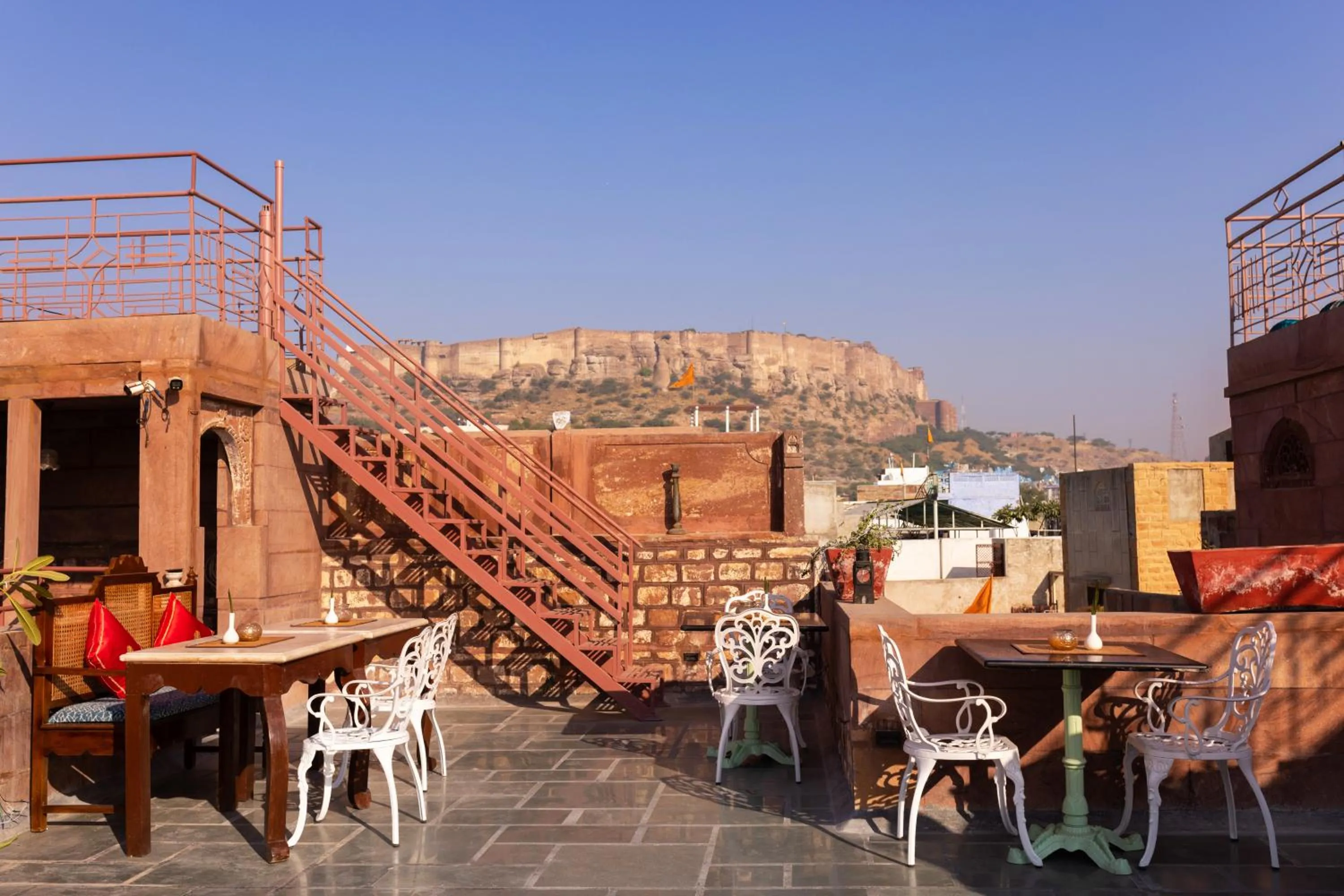 Balcony/Terrace in Amritara Manak Haveli, Jodhpur