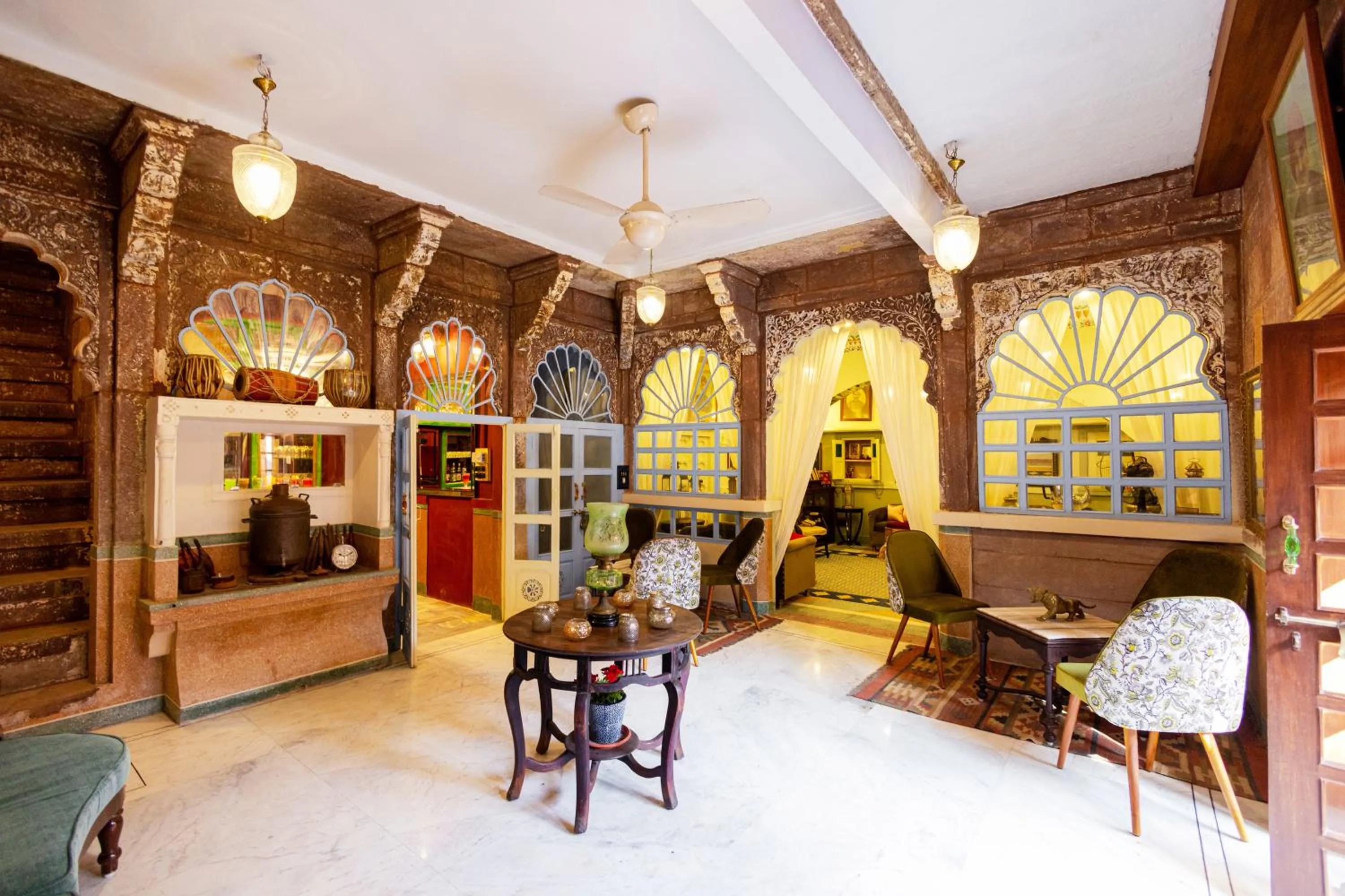 Lobby or reception in Amritara Manak Haveli, Jodhpur