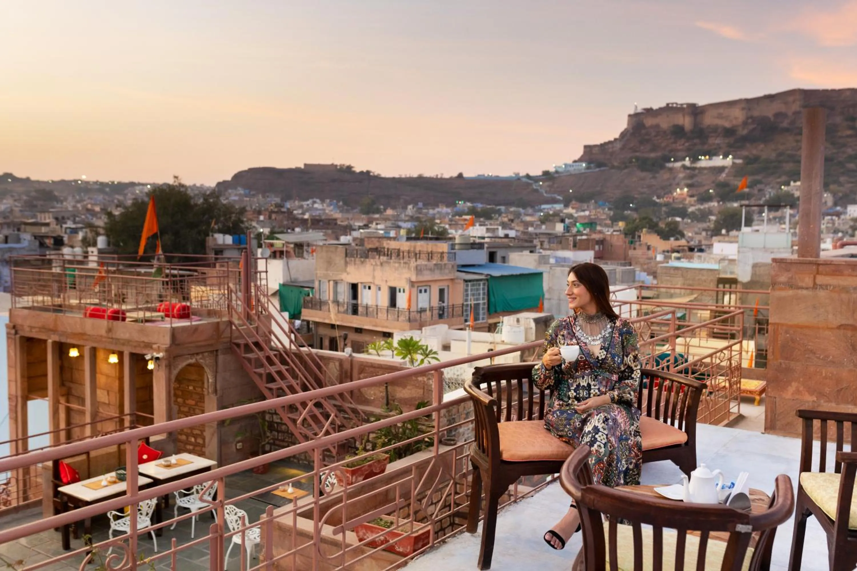 City view in Amritara Manak Haveli, Jodhpur