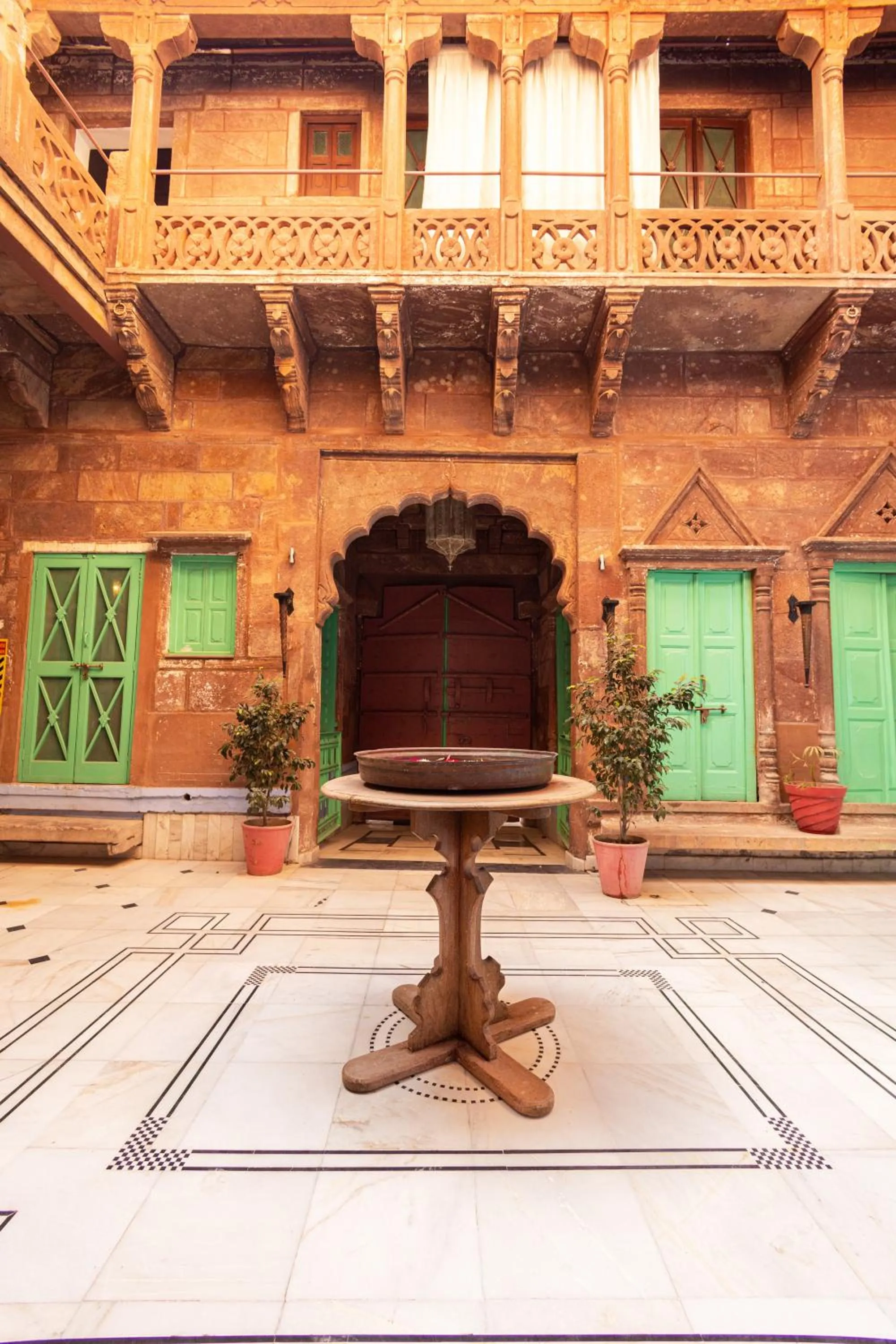 Facade/entrance in Amritara Manak Haveli, Jodhpur