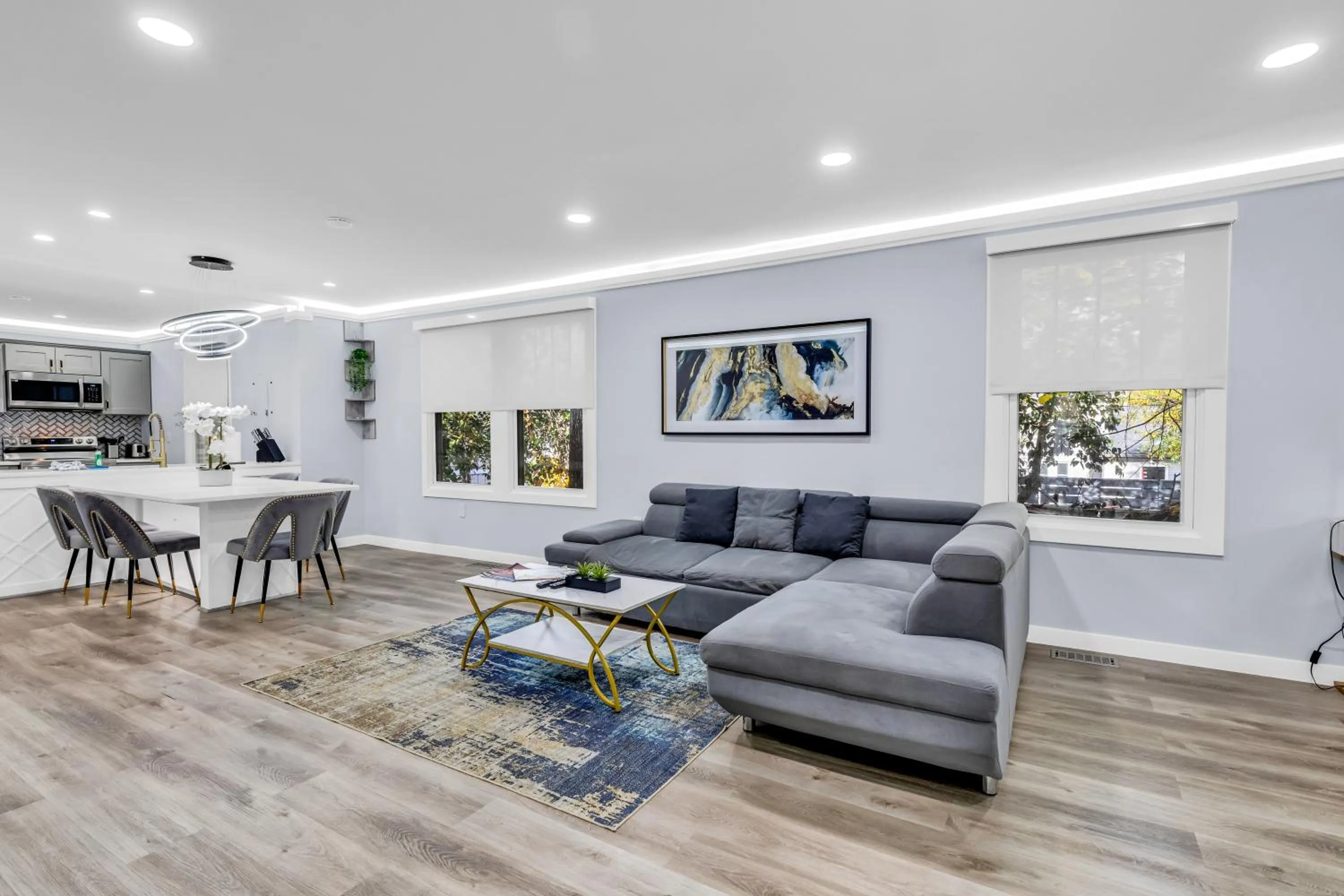 Living room in Luxury 3BR House in Charlotte