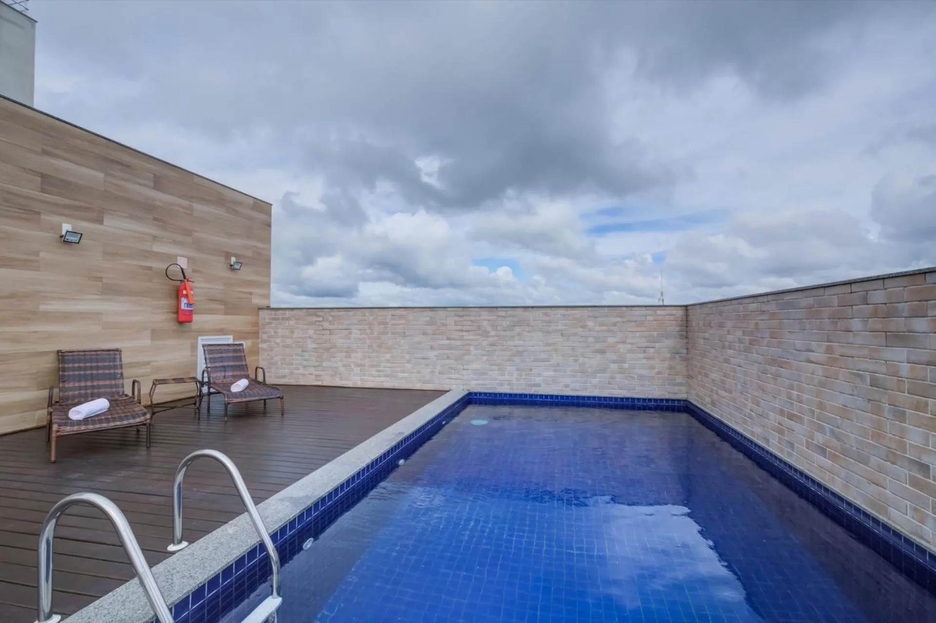 Pool view in Go Inn São Mateus