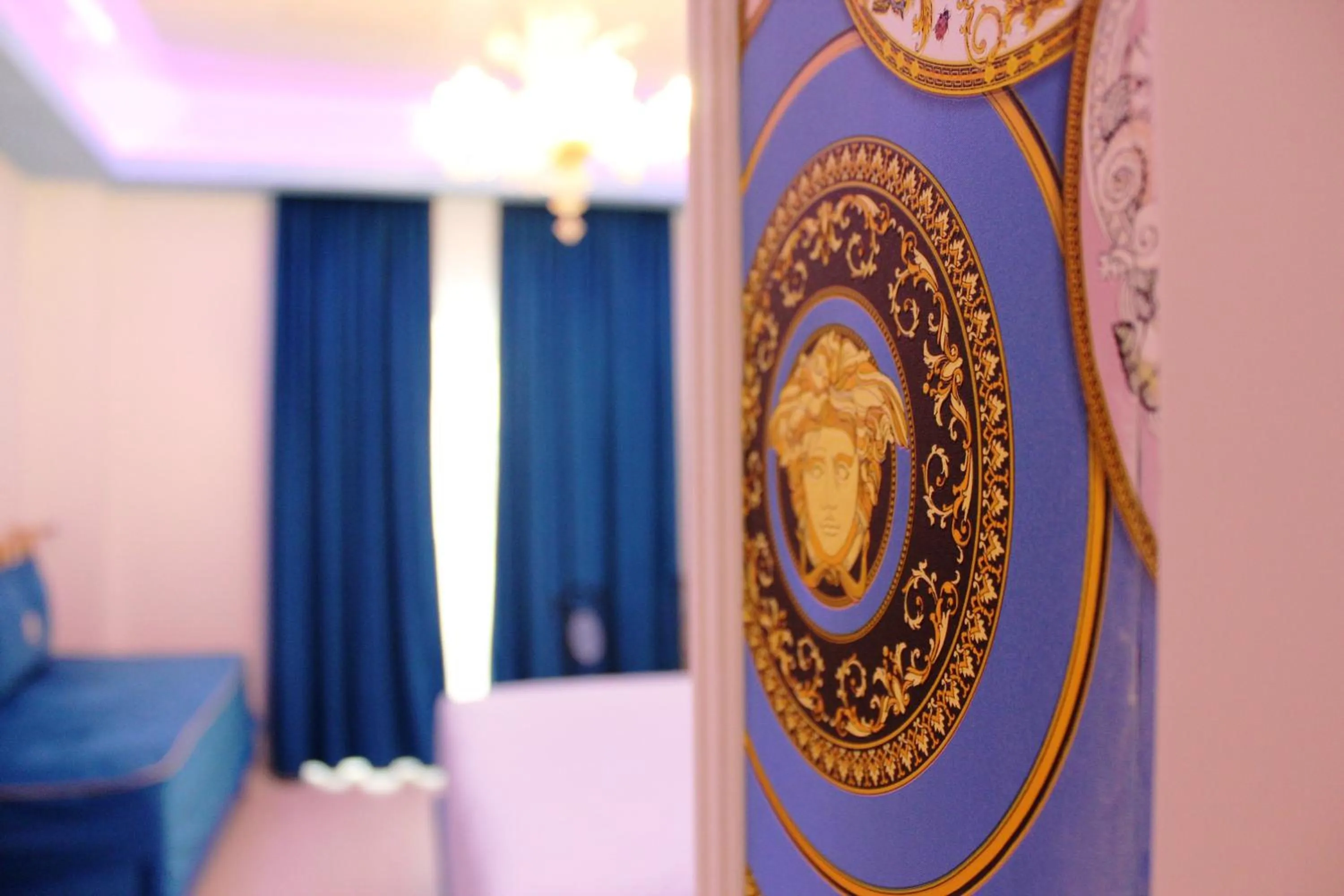 Decorative detail in Leucosya Luxury Rooms