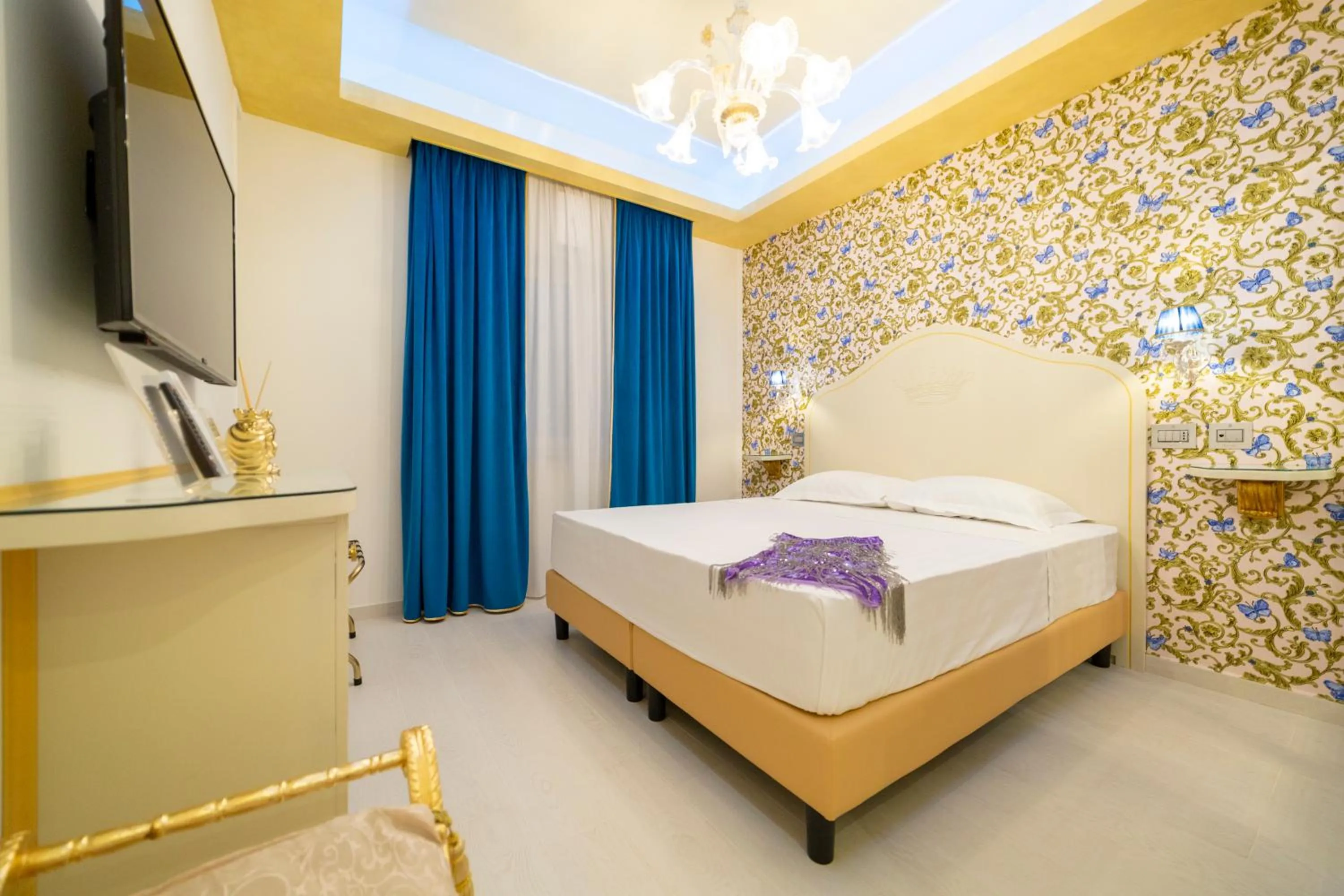 Bed in Leucosya Luxury Rooms