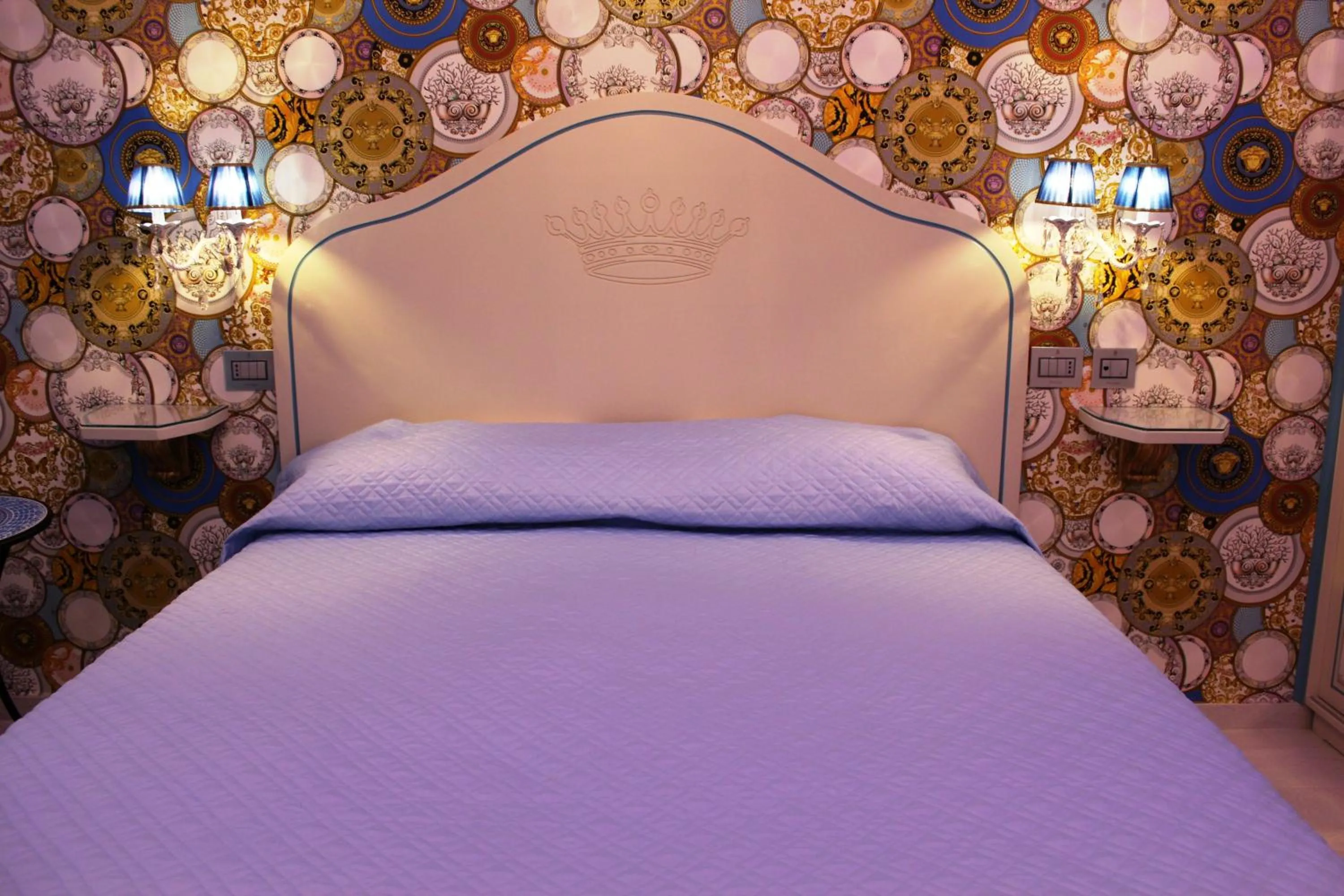 Bed in Leucosya Luxury Rooms