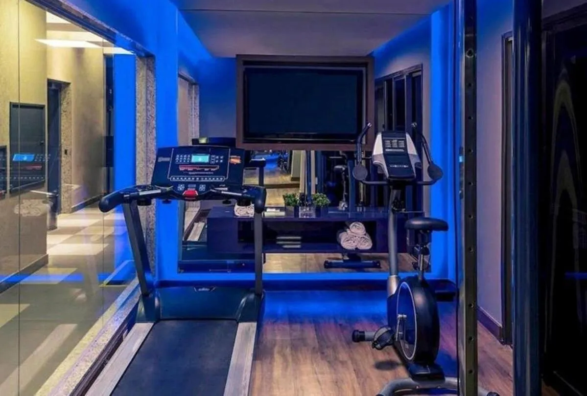 Communal lounge/ TV room in Flat Praia de Copacabana Ipanema - Pé na Areia