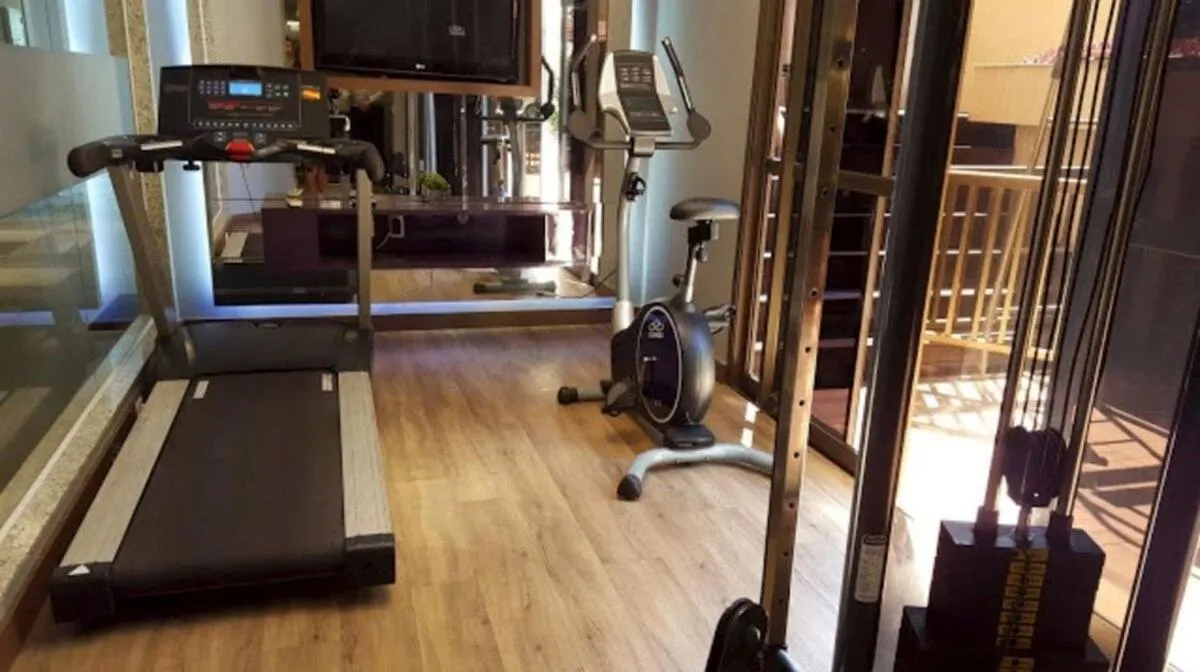 Fitness centre/facilities in Flat Praia de Copacabana Ipanema - Pé na Areia