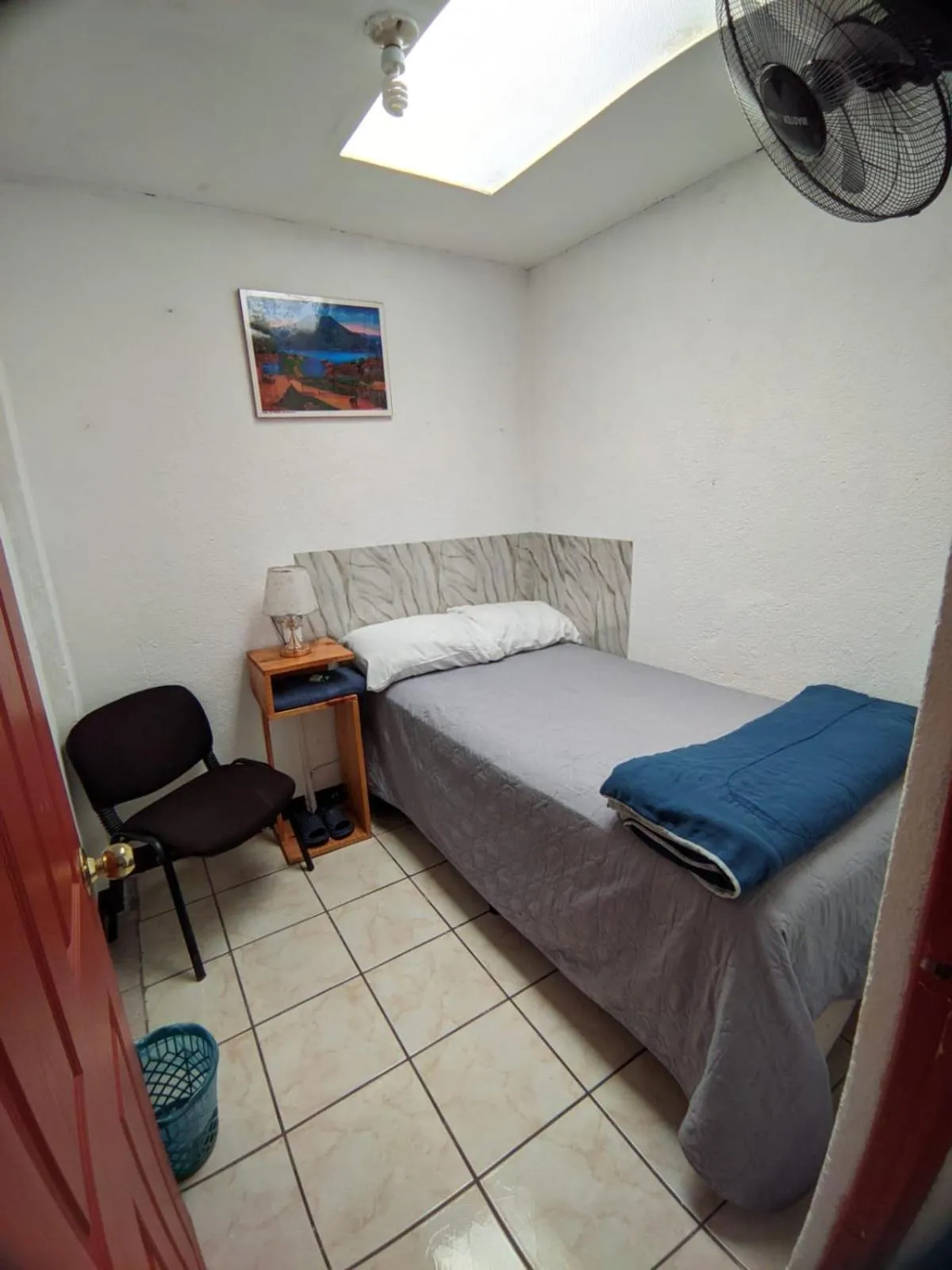 Bed in Hotel Bluehouse