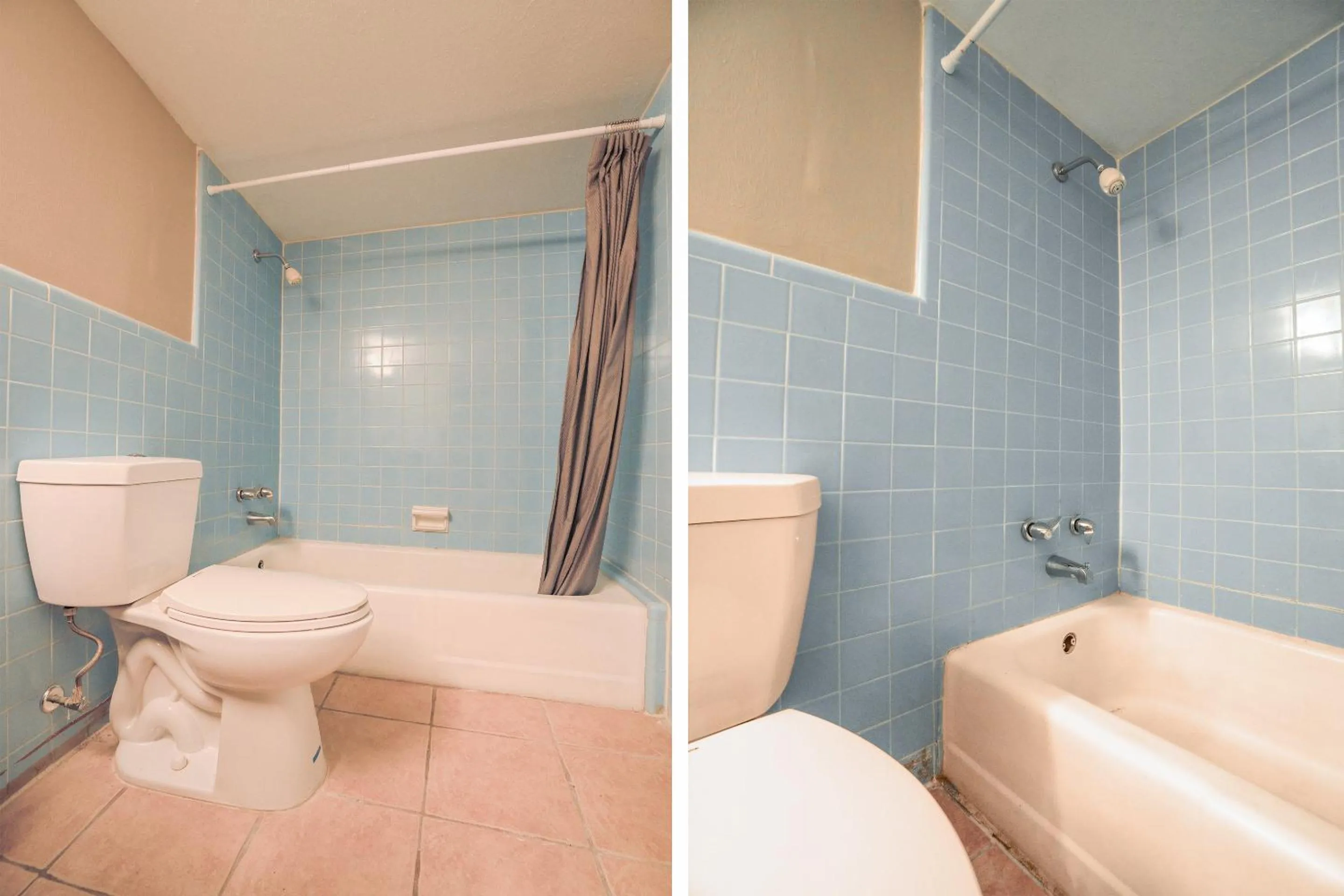 Bathroom in Town & Country Motel Bossier City by OYO