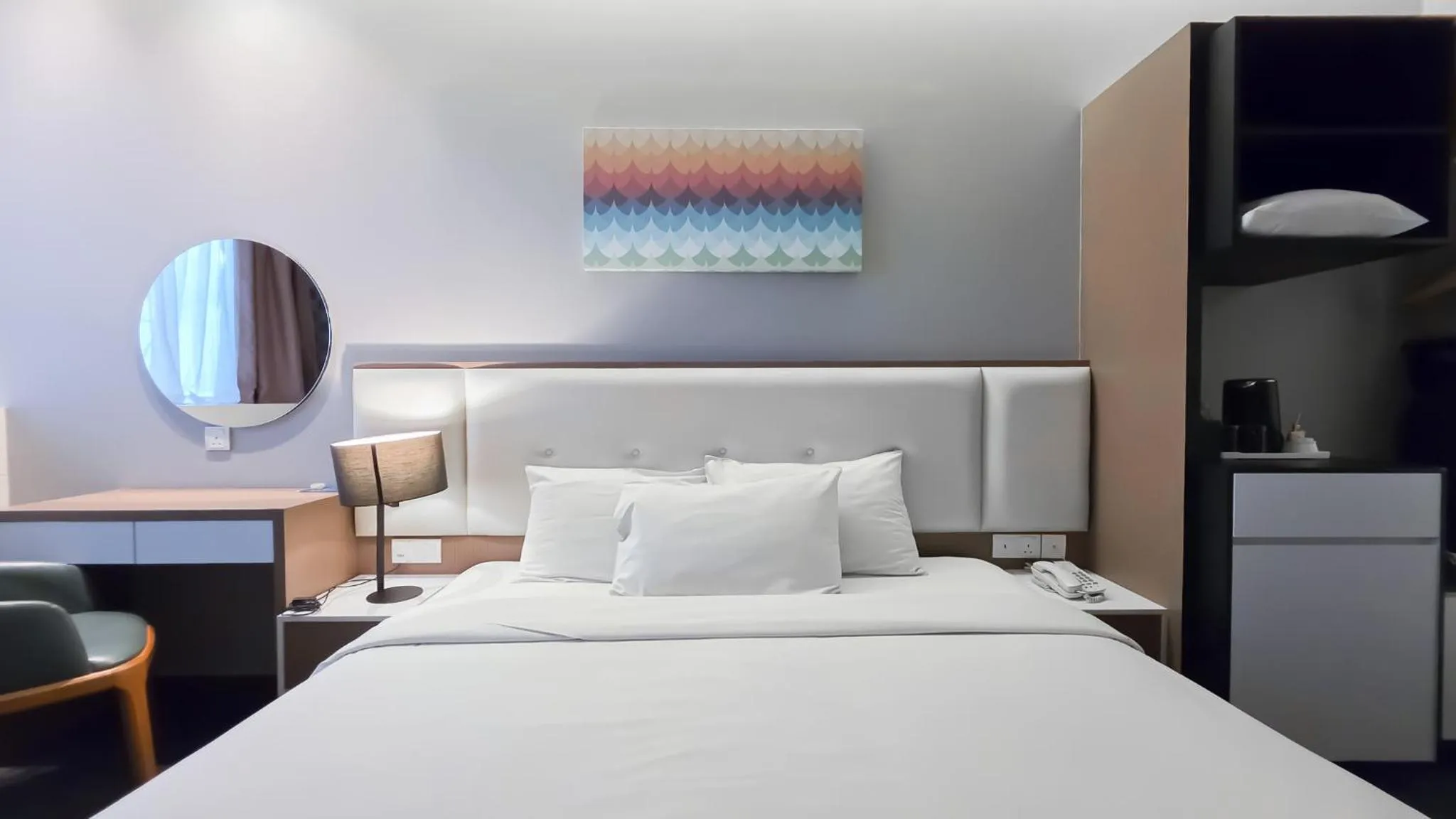 Bed in Fives Hotel DNP