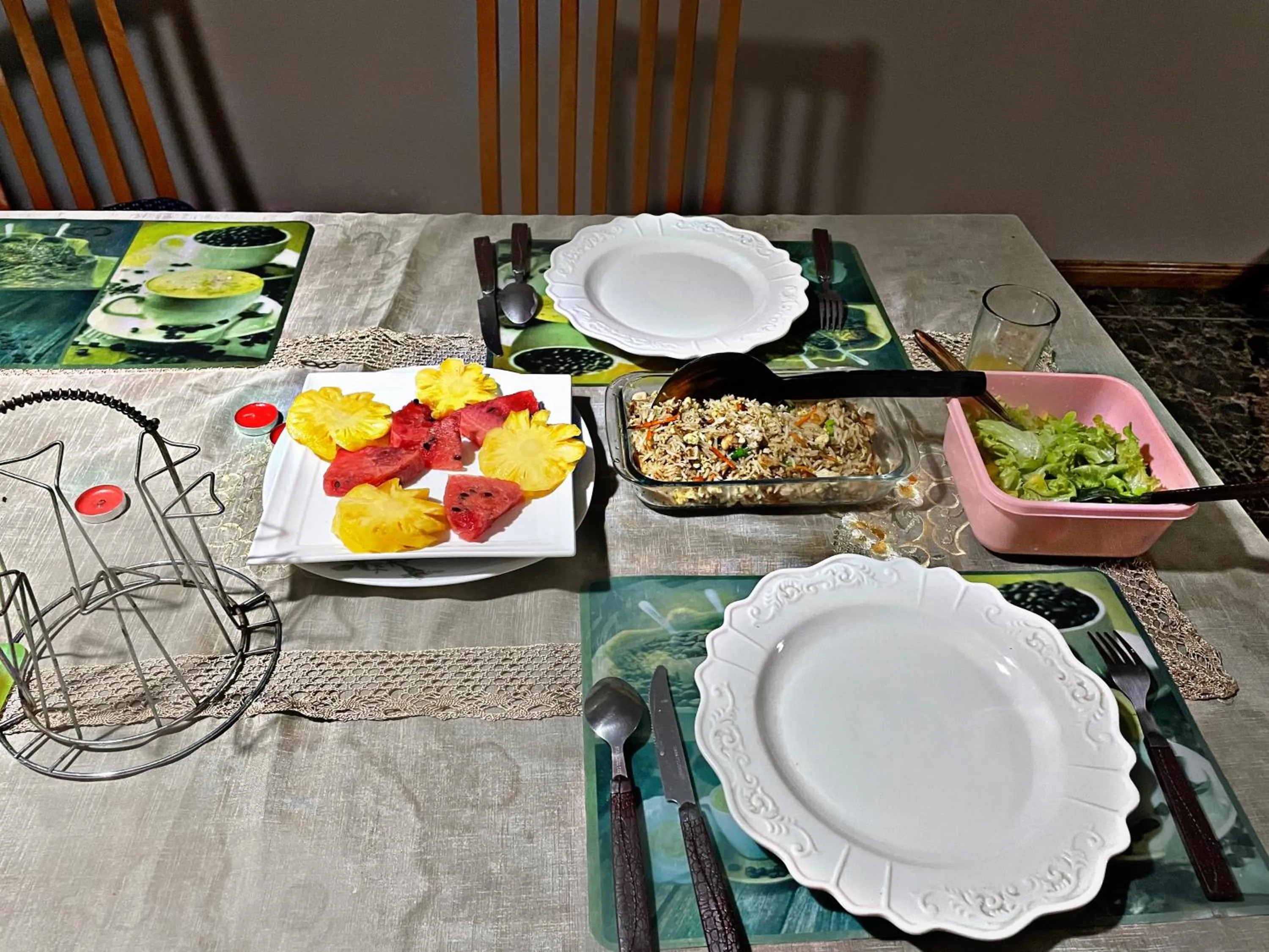 Breakfast in Riambel Paradise Inn Luxury Room