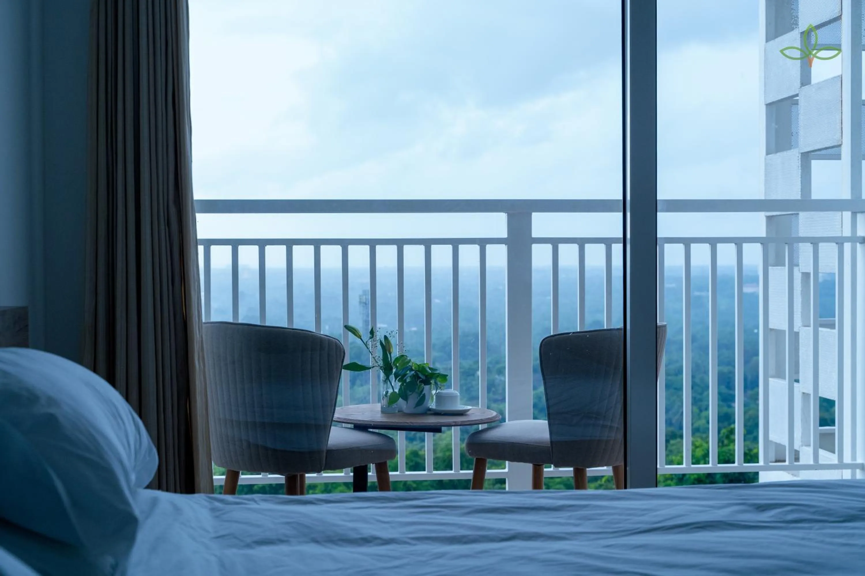 Balcony/Terrace, Bed in Tea Tree Suites,Manipal