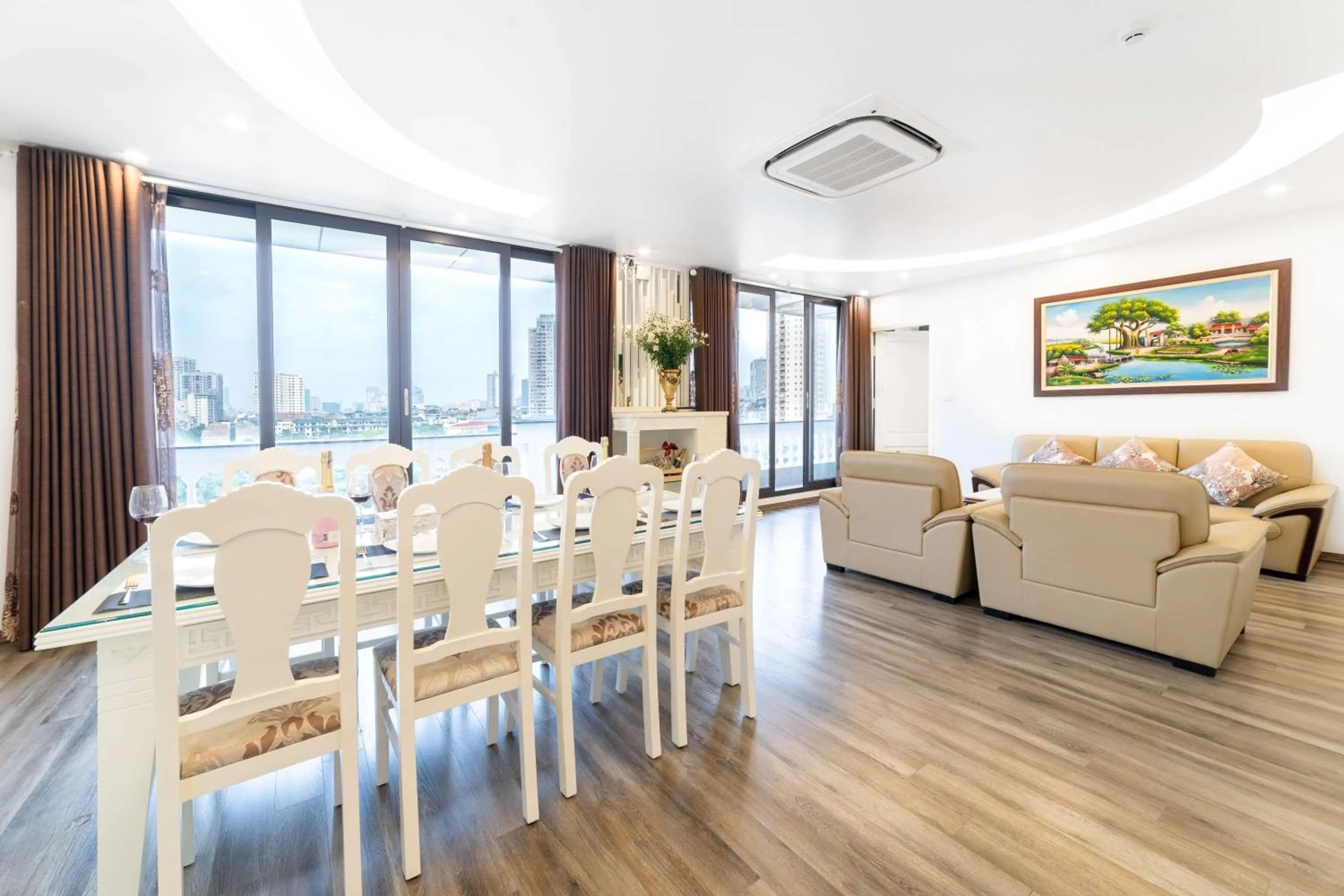 Seating area in Rosee Apartment Hotel