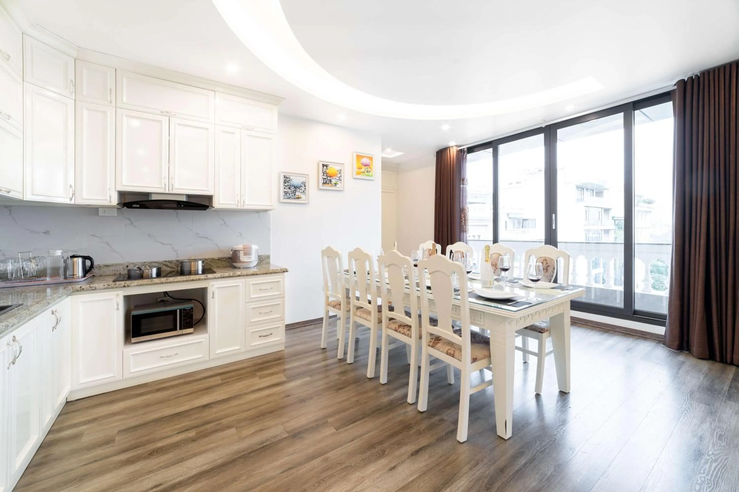 Seating area in Rosee Apartment Hotel