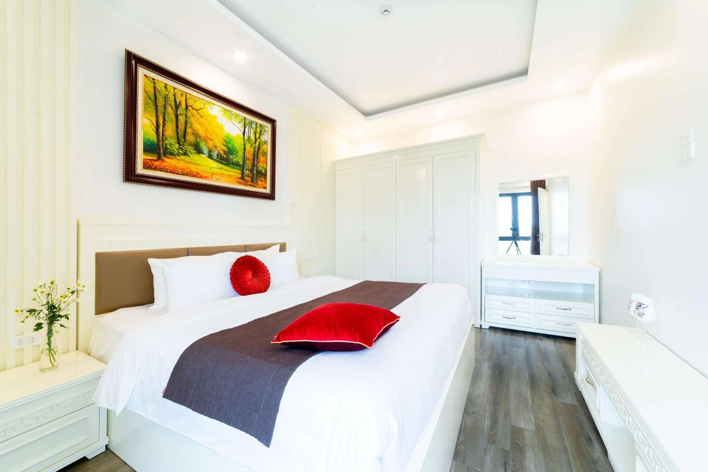 Bed in Rosee Apartment Hotel