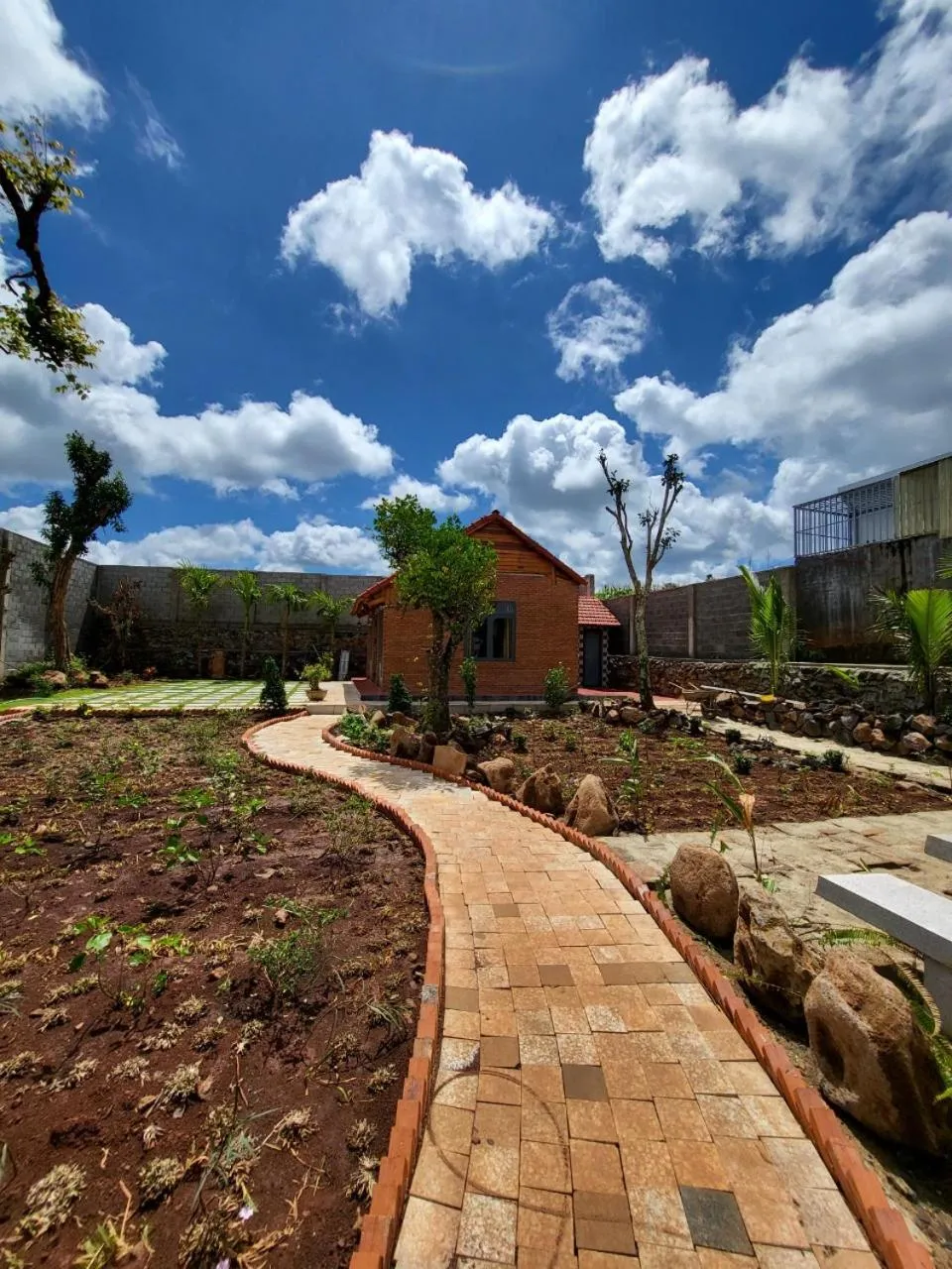 Garden in T'Farmstay villa and resort Buon Ma Thuot City