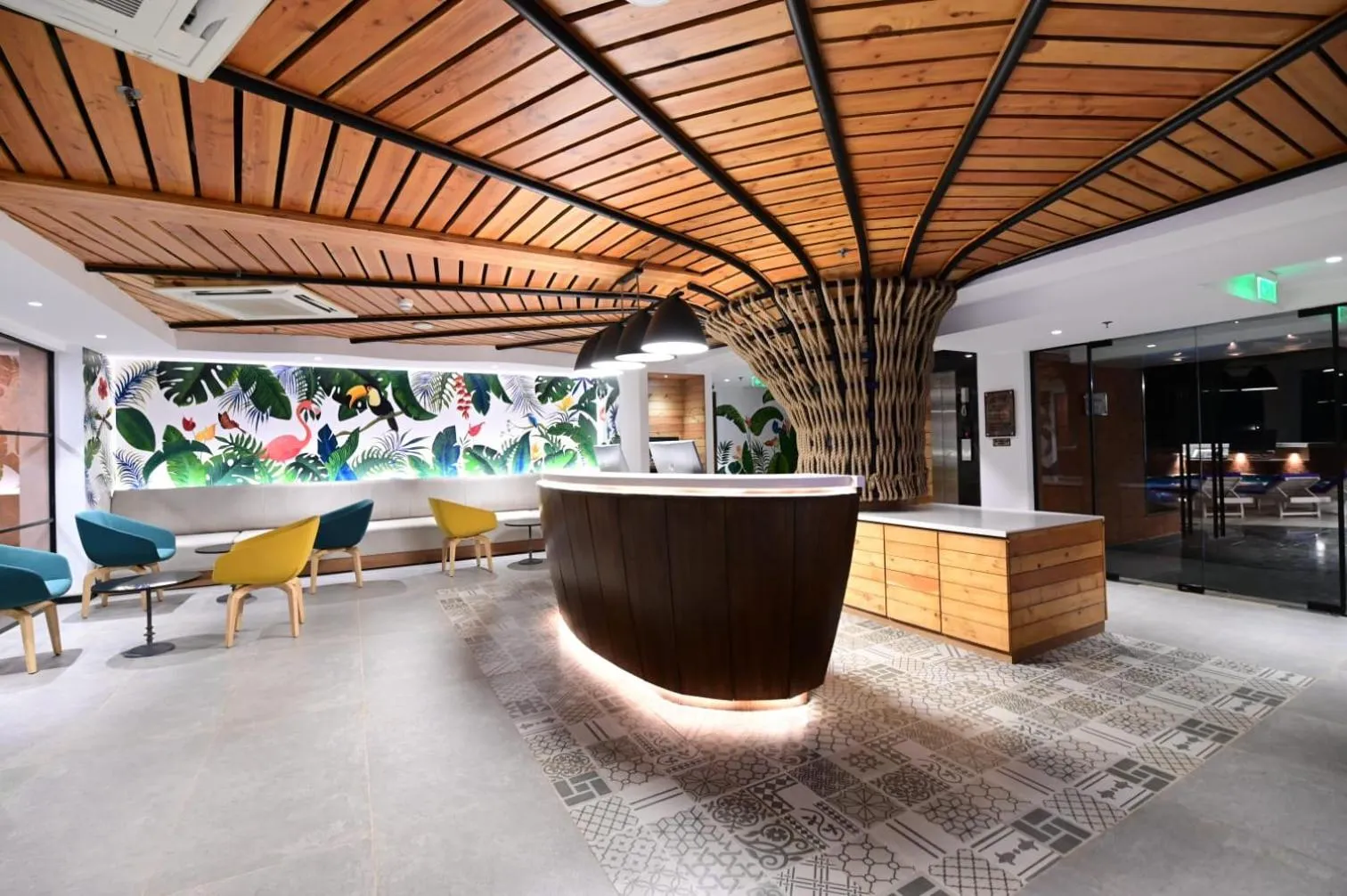 Lobby or reception in Aiden by best Western Vagator Goa