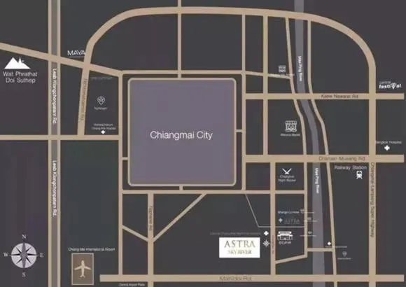 Text overlay in Astra Sky River Condo