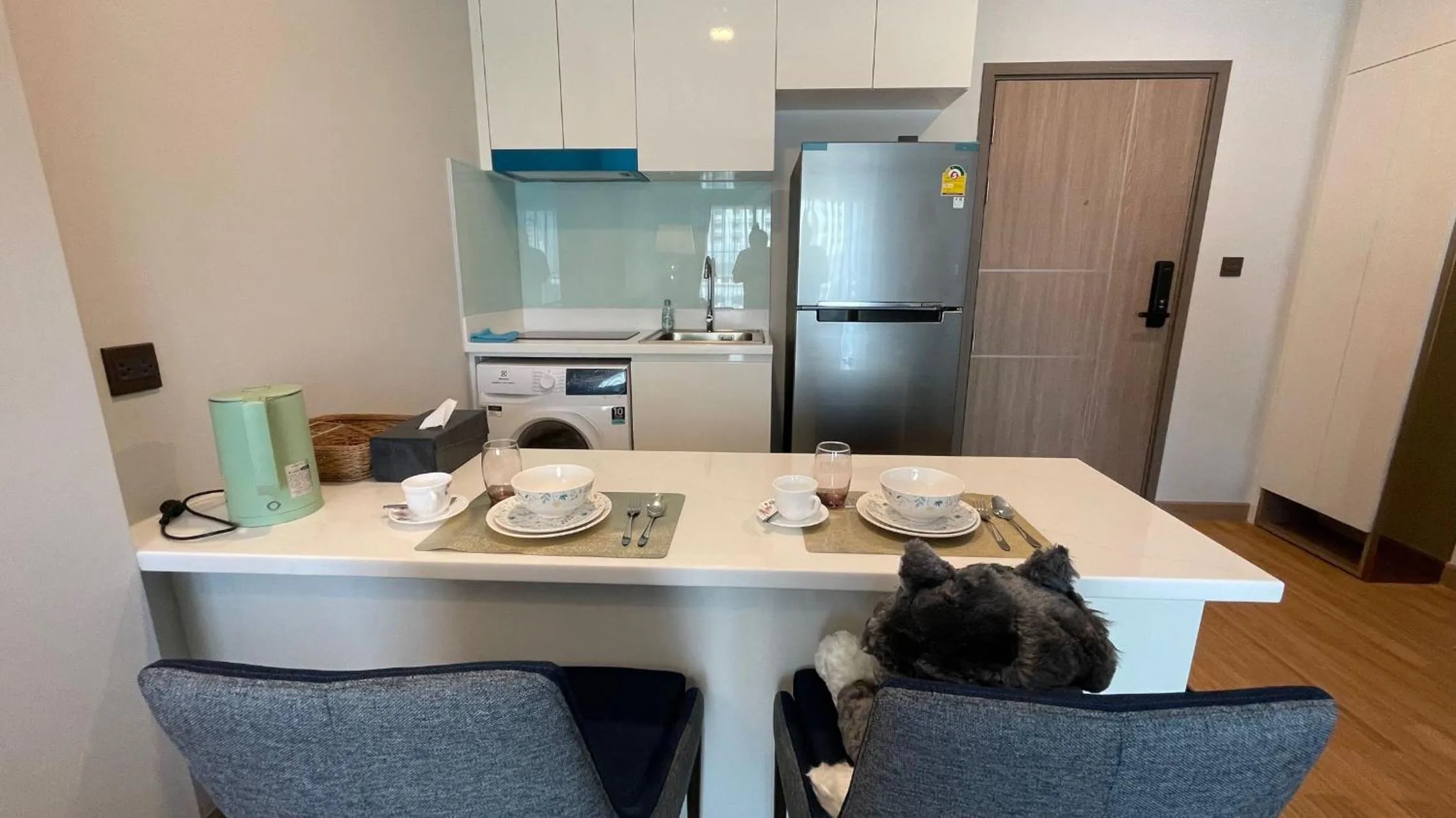 Kitchen or kitchenette in Astra Sky River Condo