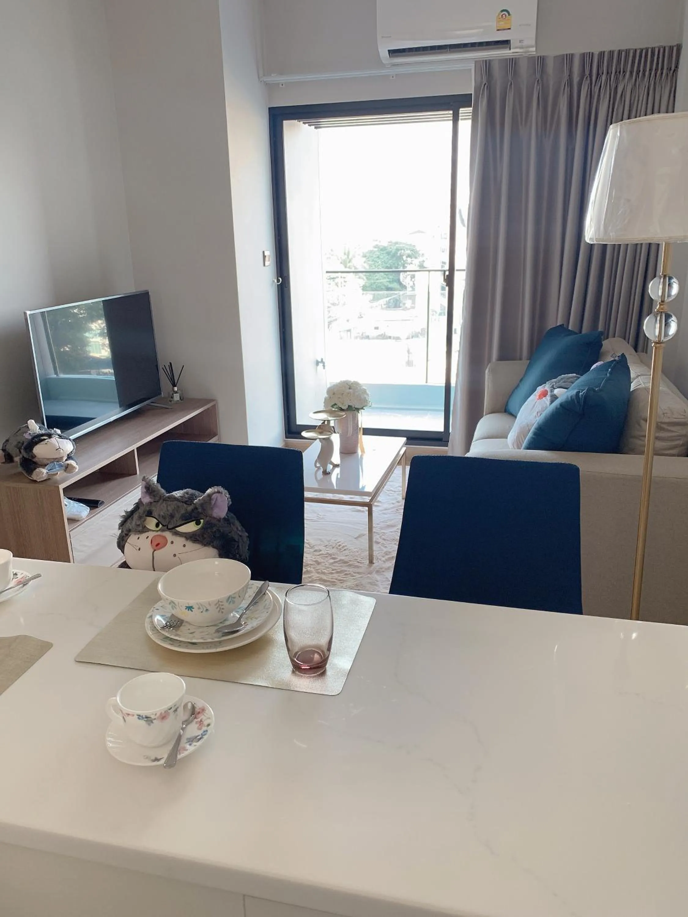 Living room in Astra Sky River Condo