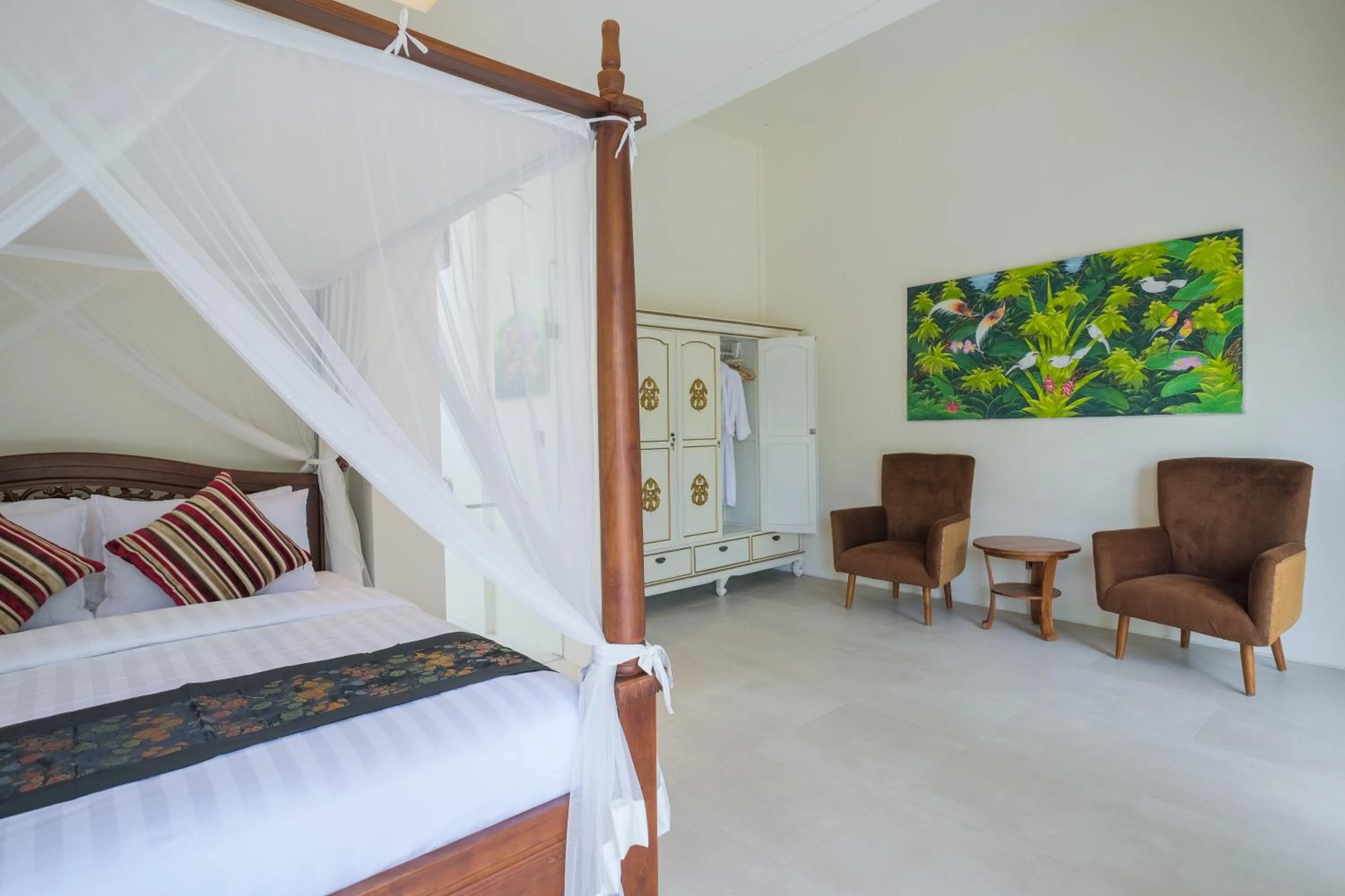 Bedroom, Bed in The Lavana Villa Puri Hawila Jimbaran - 5 Bedroom Villa