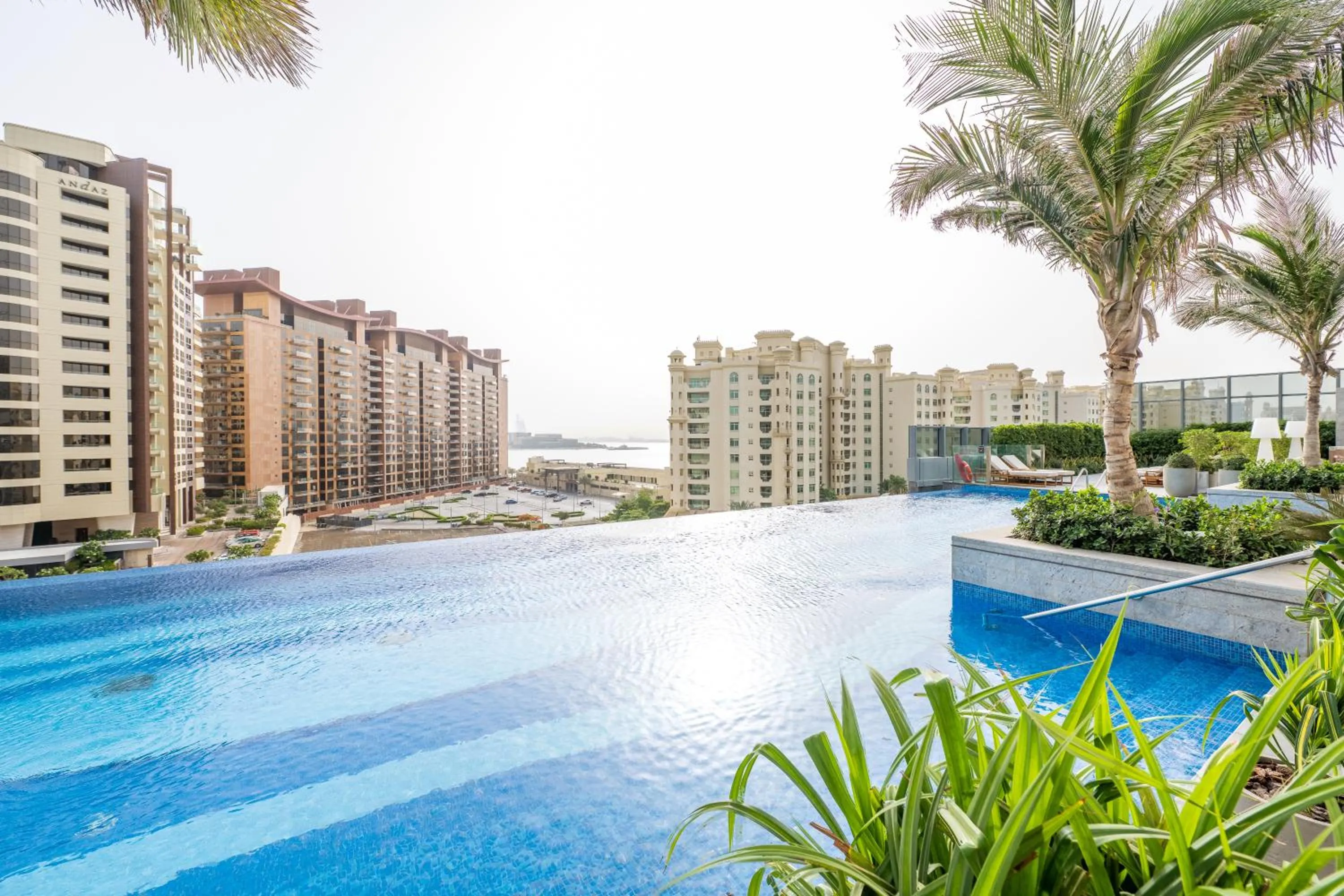Swimming pool in Ultra Luxury Palm Tower with Shared Hotel Facilities
