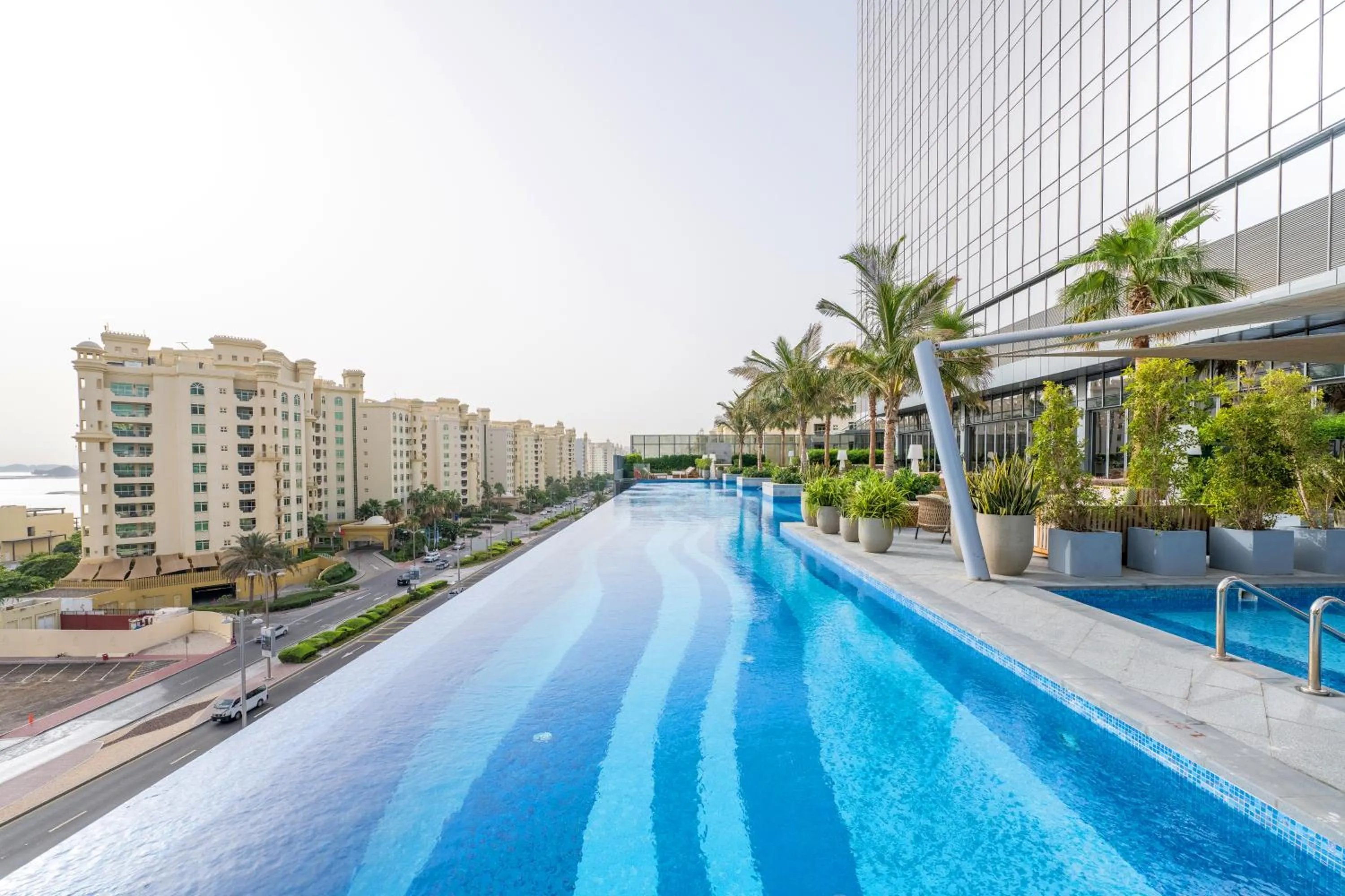 Swimming pool in Ultra Luxury Palm Tower with Shared Hotel Facilities