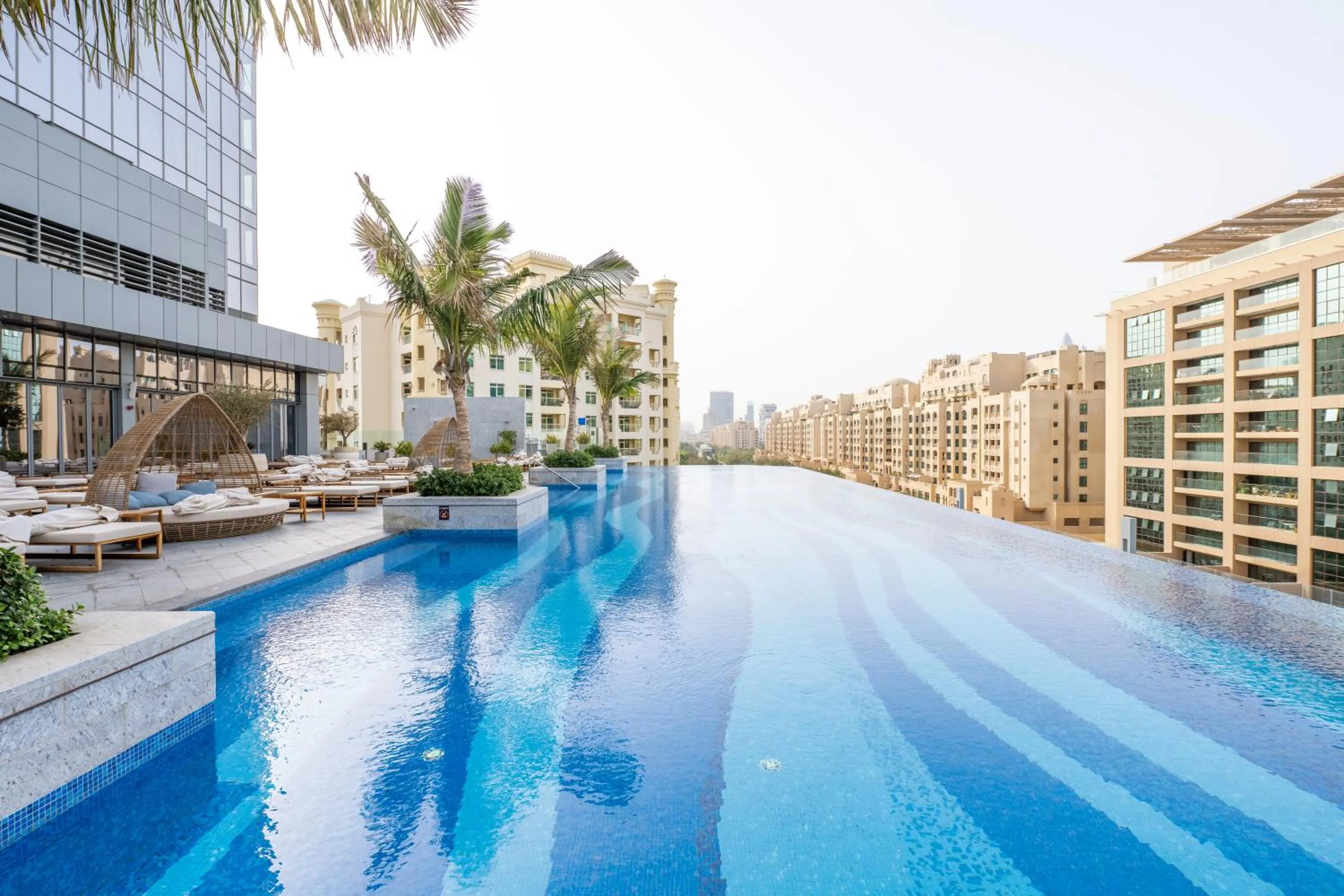 Swimming pool in Ultra Luxury Palm Tower with Shared Hotel Facilities