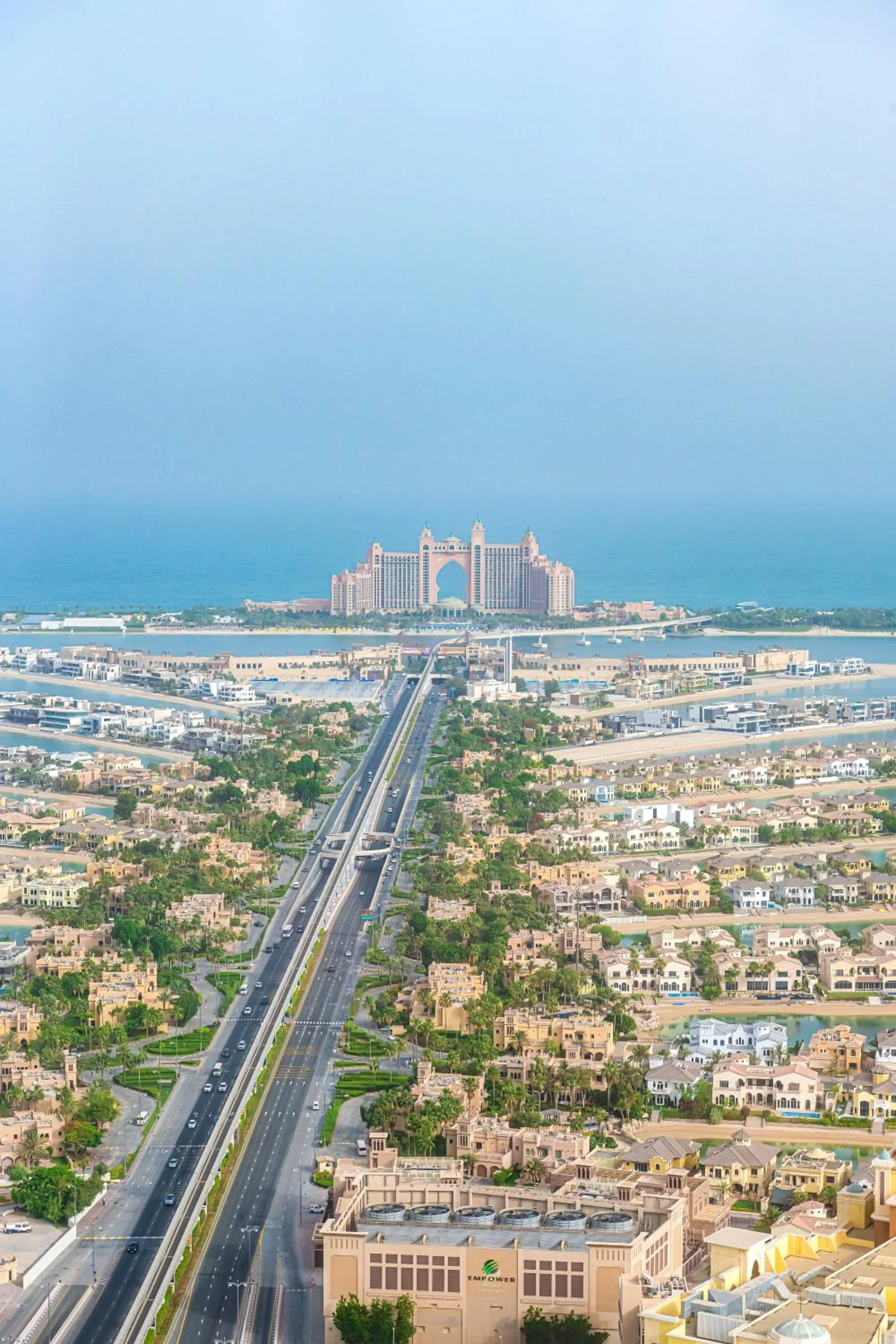 Bird's eye view in Ultra Luxury Palm Tower with Shared Hotel Facilities