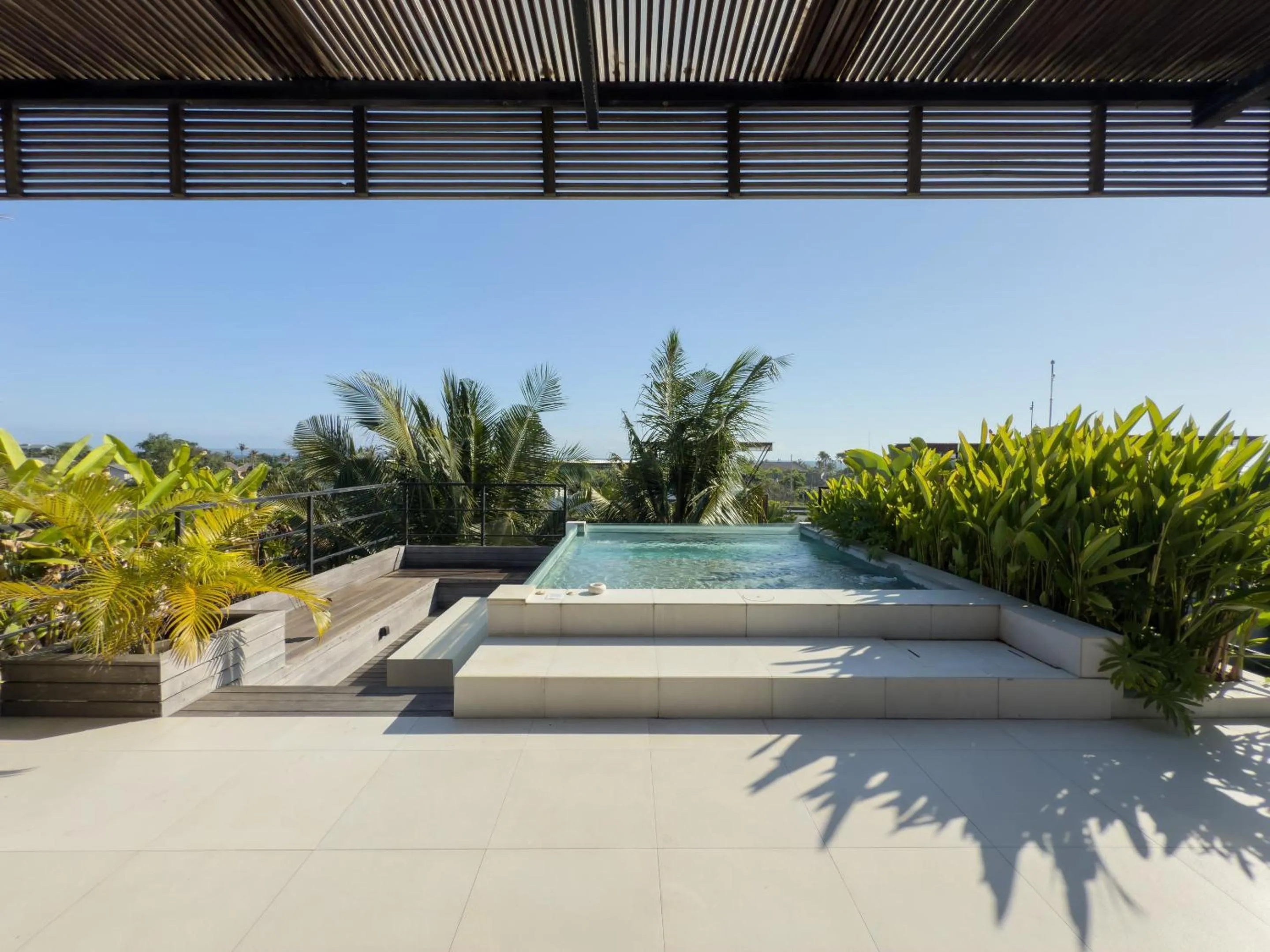 Pool view in Baliwood Residence Villas by BREIG