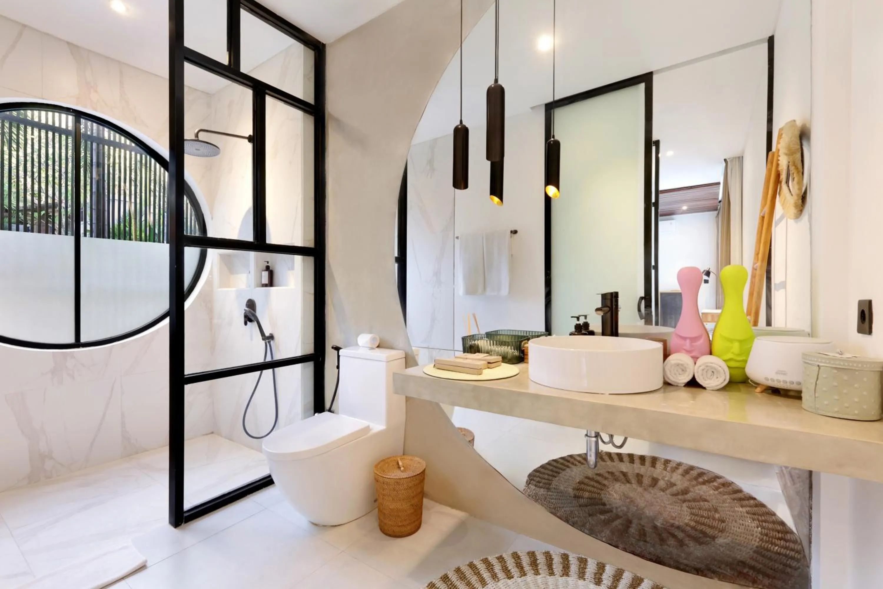 Shower in Baliwood Residence Villas by BREIG