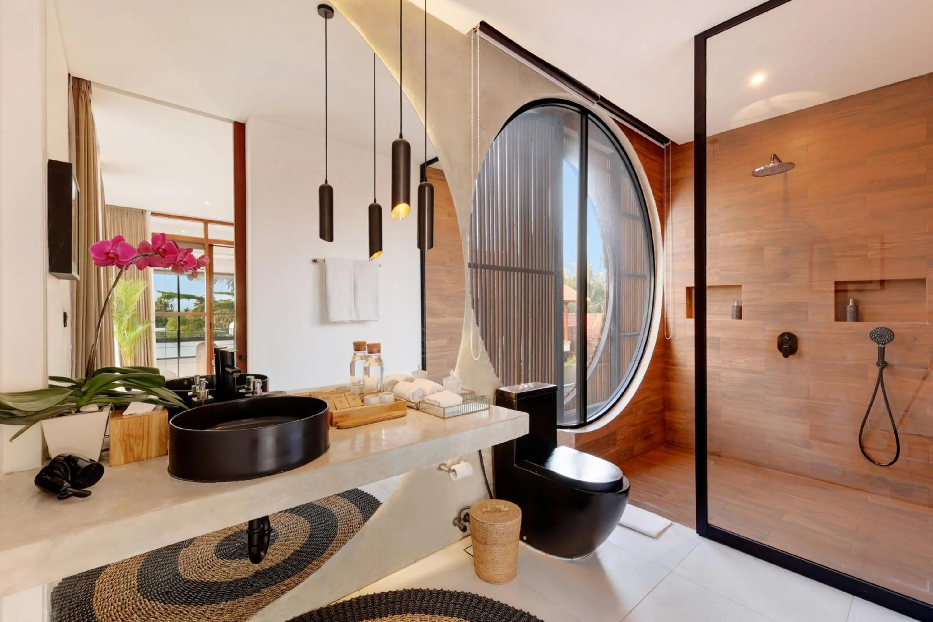 Shower in Baliwood Residence Villas by BREIG