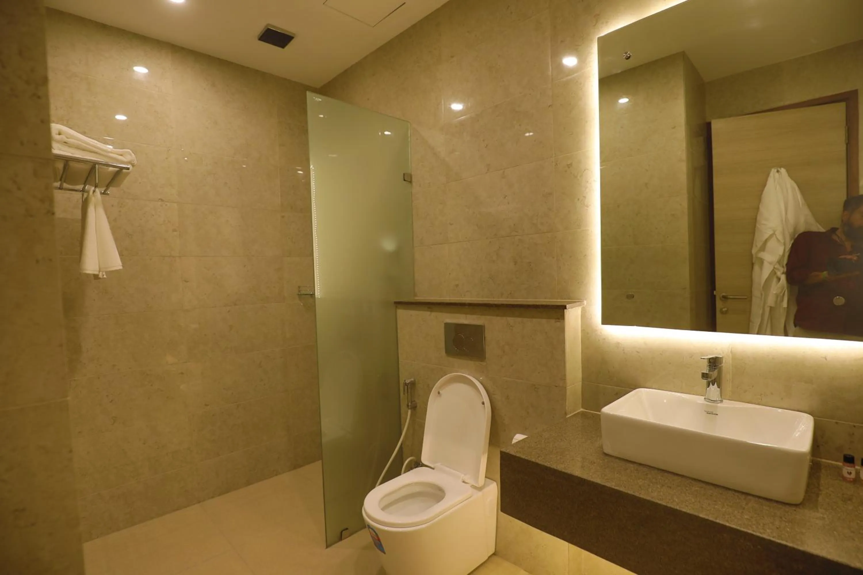 Bathroom in Goa Country Club Near Park Hospital BY Pearl I Luxury resort in Gurgaon