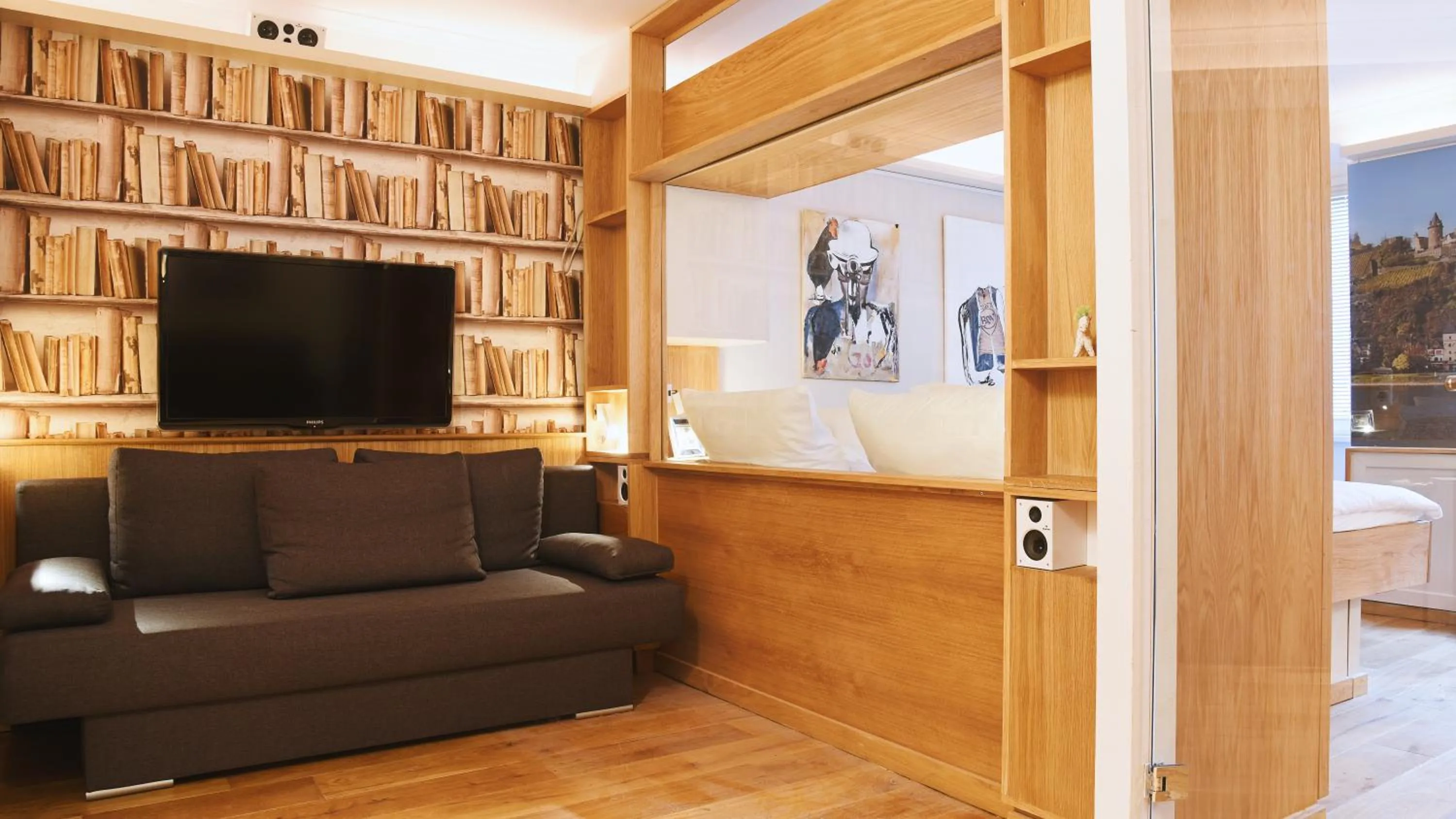 Bed in Rhein Hotel Bacharach und Stübers Restaurant