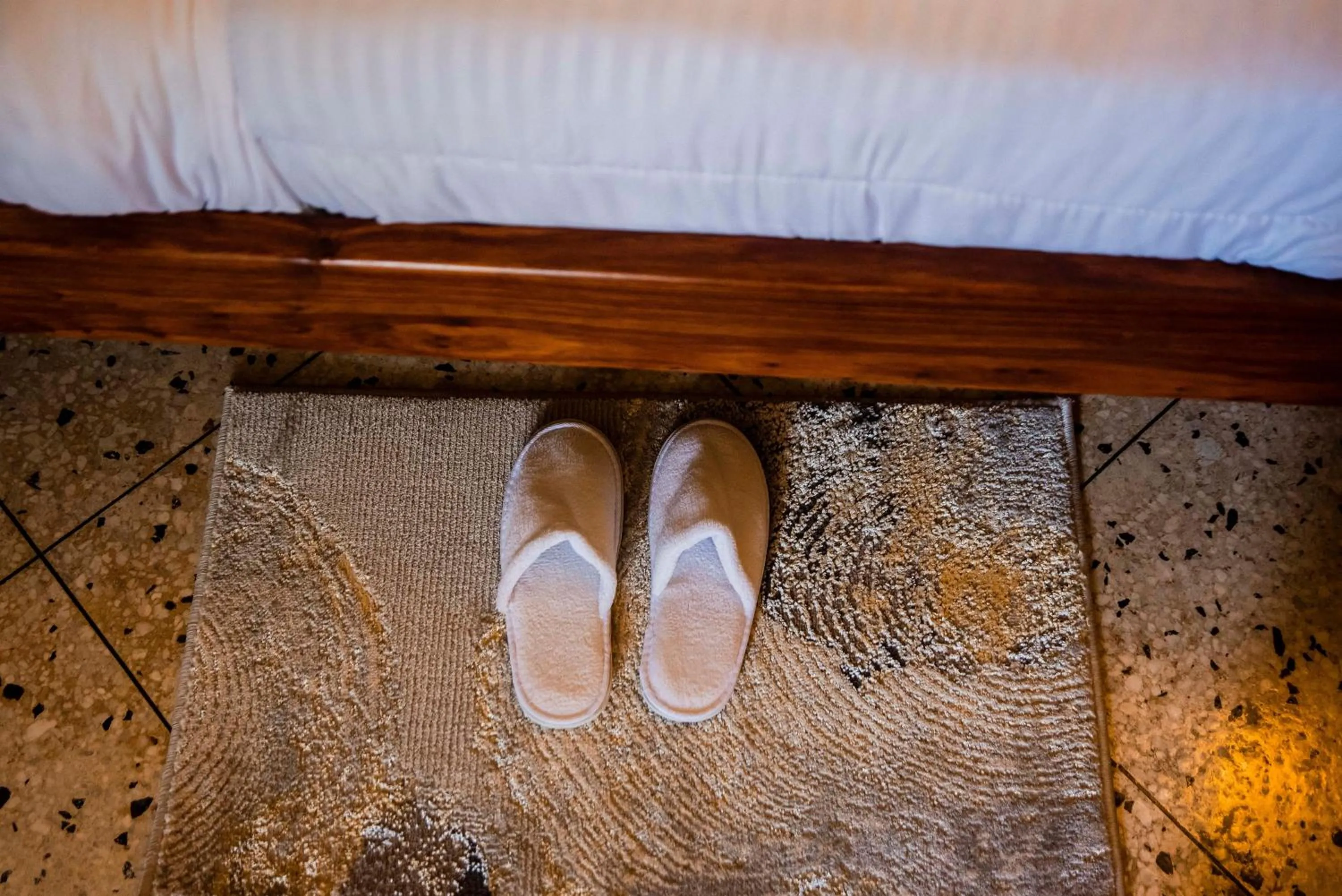 Bed in Bamboo Village