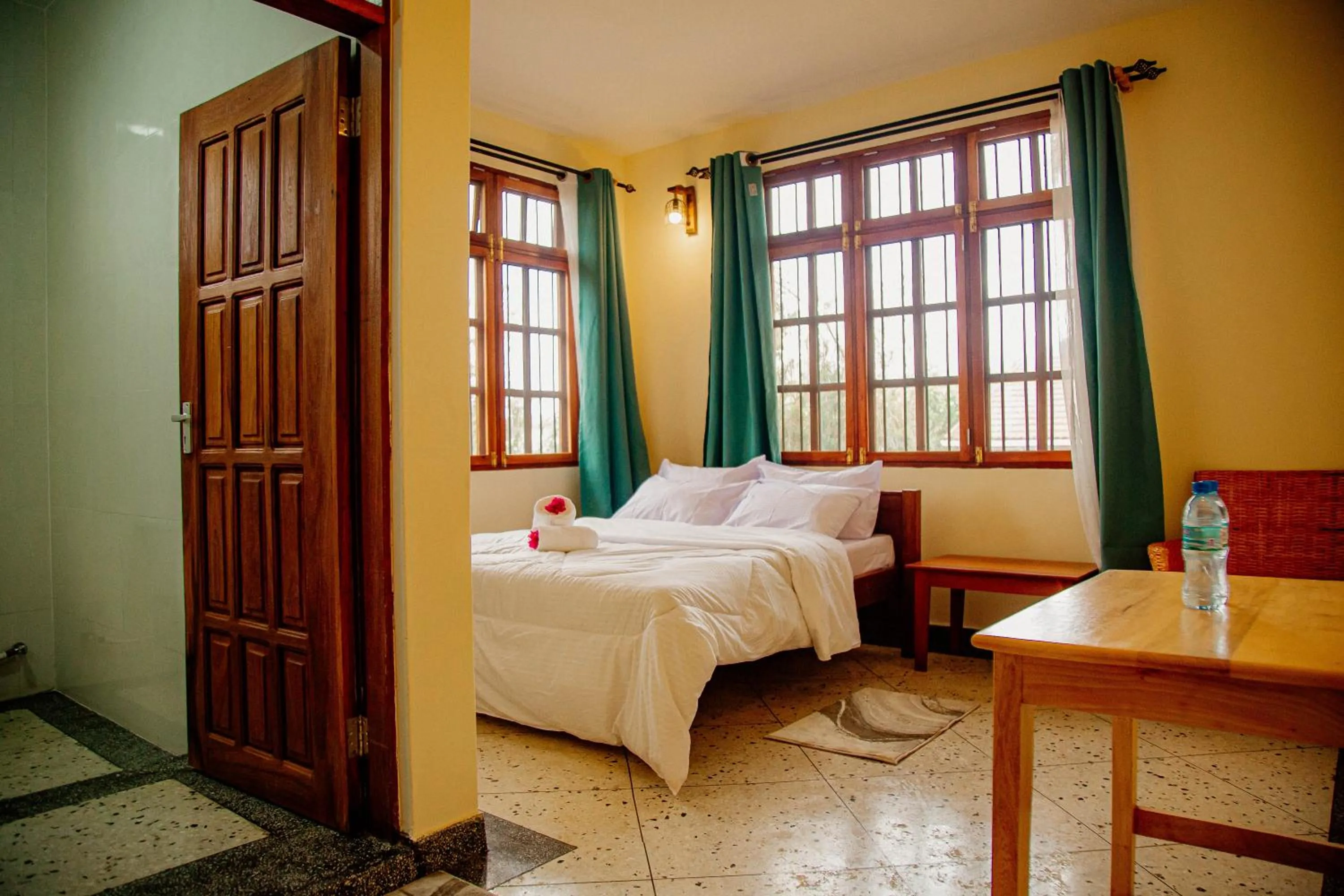 Bed in Bamboo Village