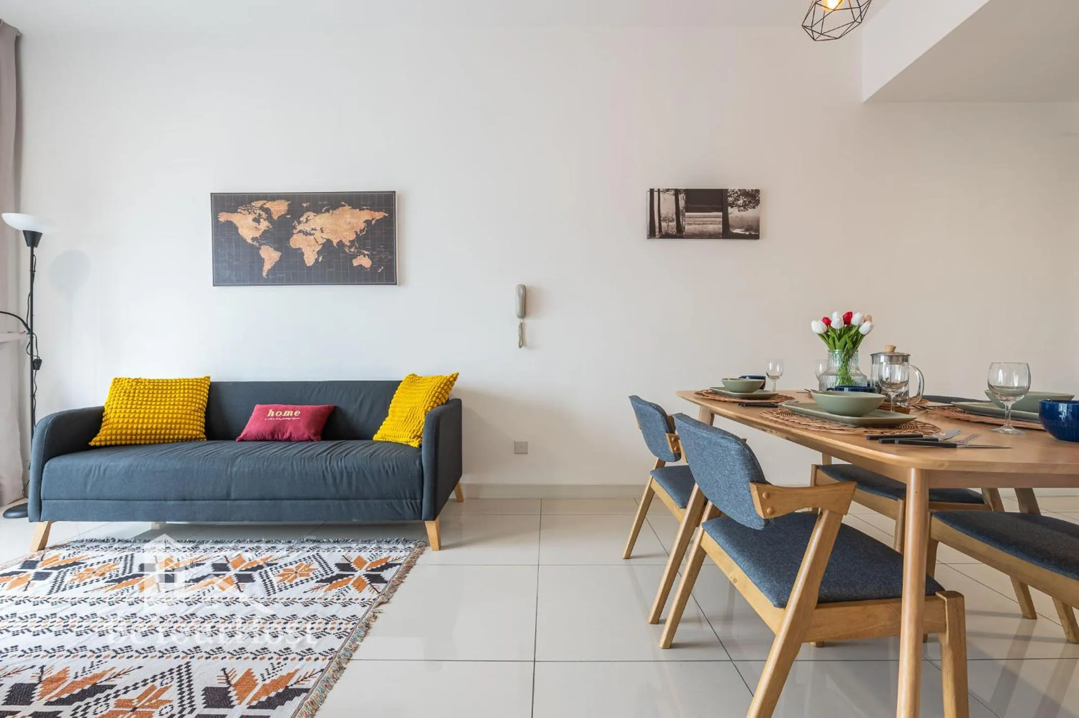 Living room in Continew Residences Kuala Lumpur