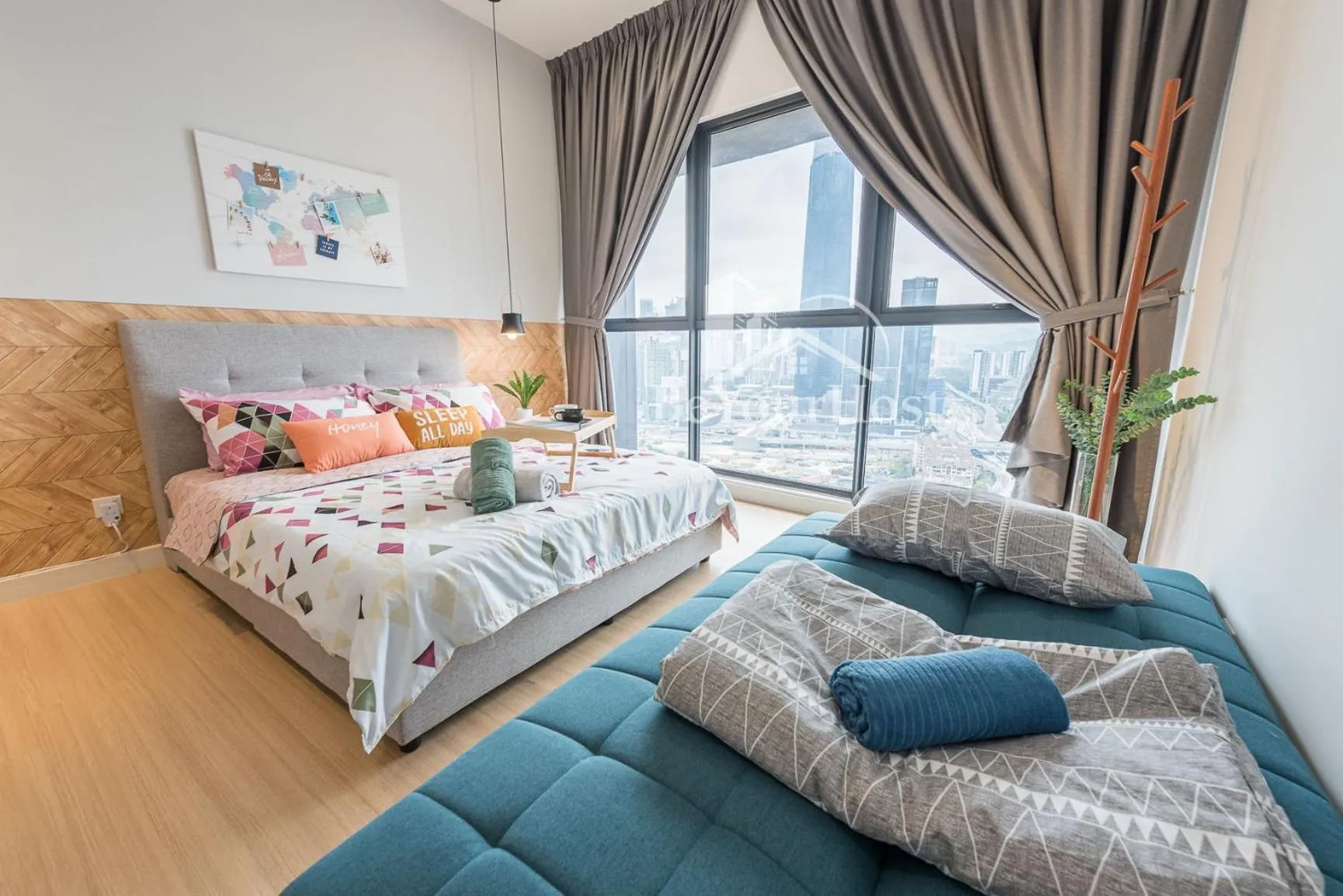 Bed in Continew Residences Kuala Lumpur