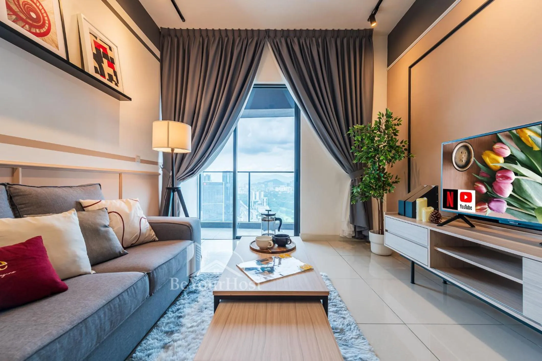 Living room in Continew Residences Kuala Lumpur