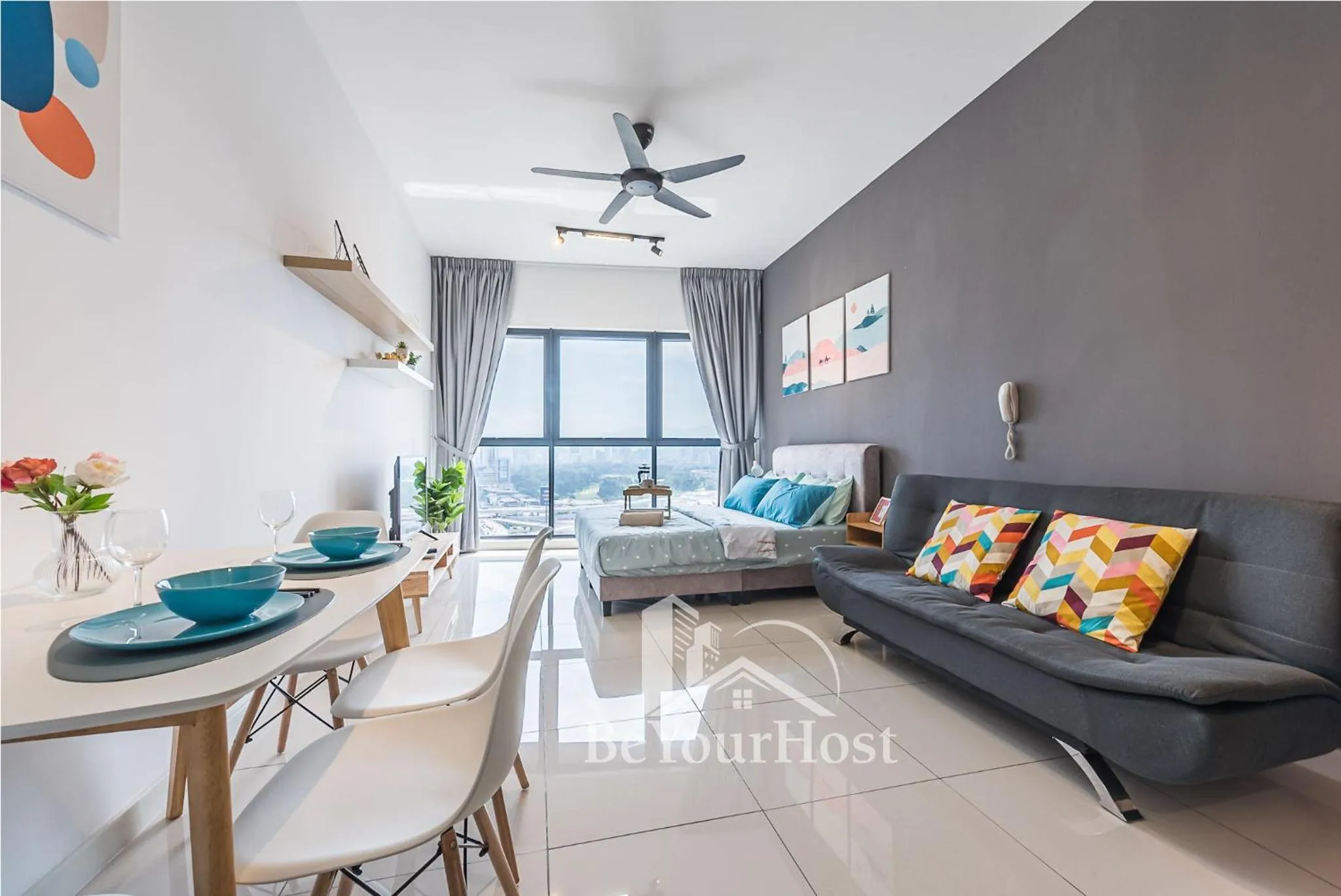 Living room in Continew Residences Kuala Lumpur