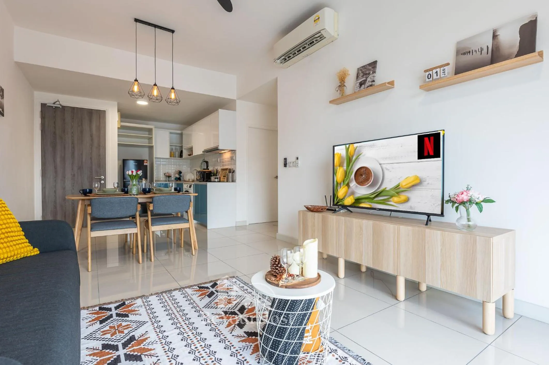 Living room in Continew Residences Kuala Lumpur