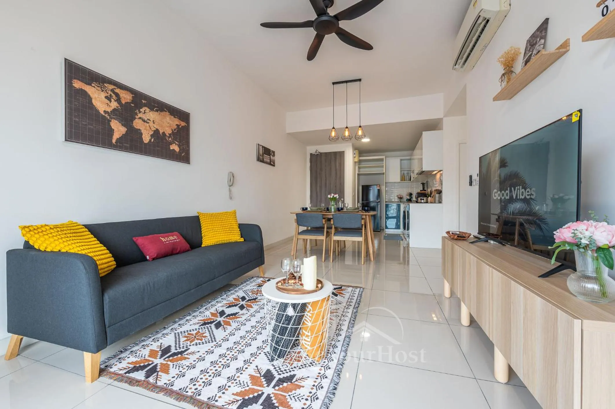 Living room in Continew Residences Kuala Lumpur