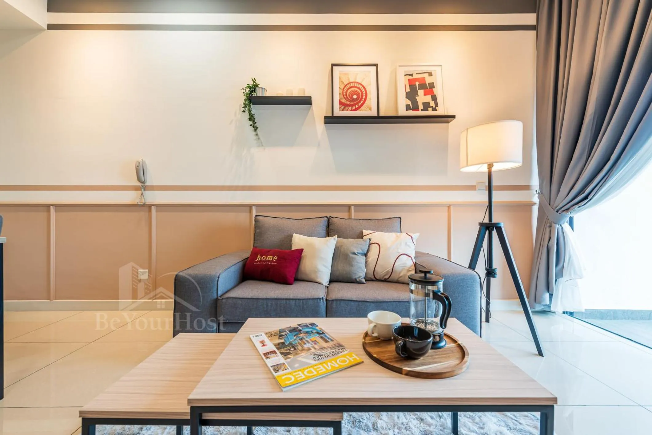 Living room in Continew Residences Kuala Lumpur