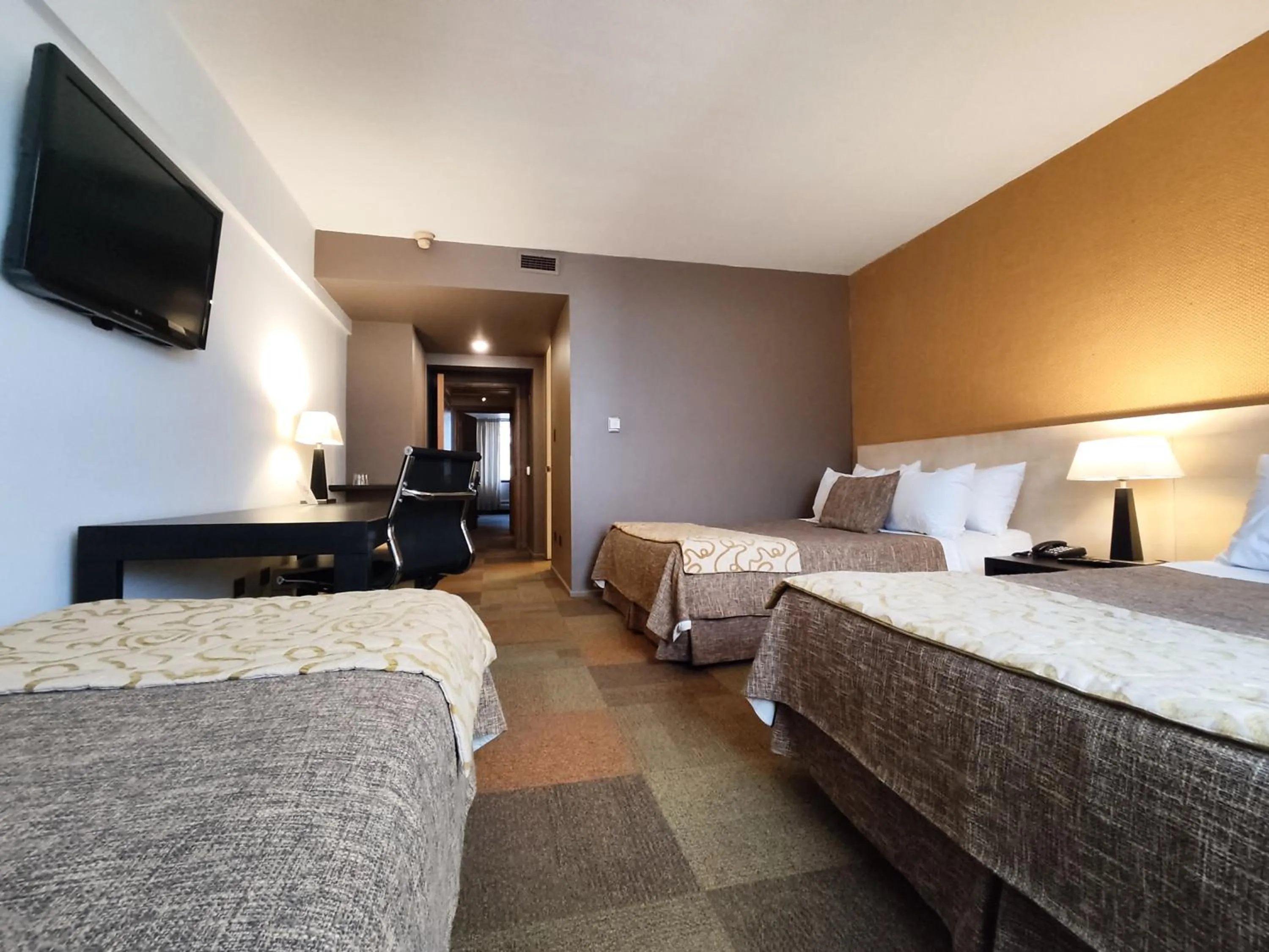 Property building, Bed in Hotel Alborada