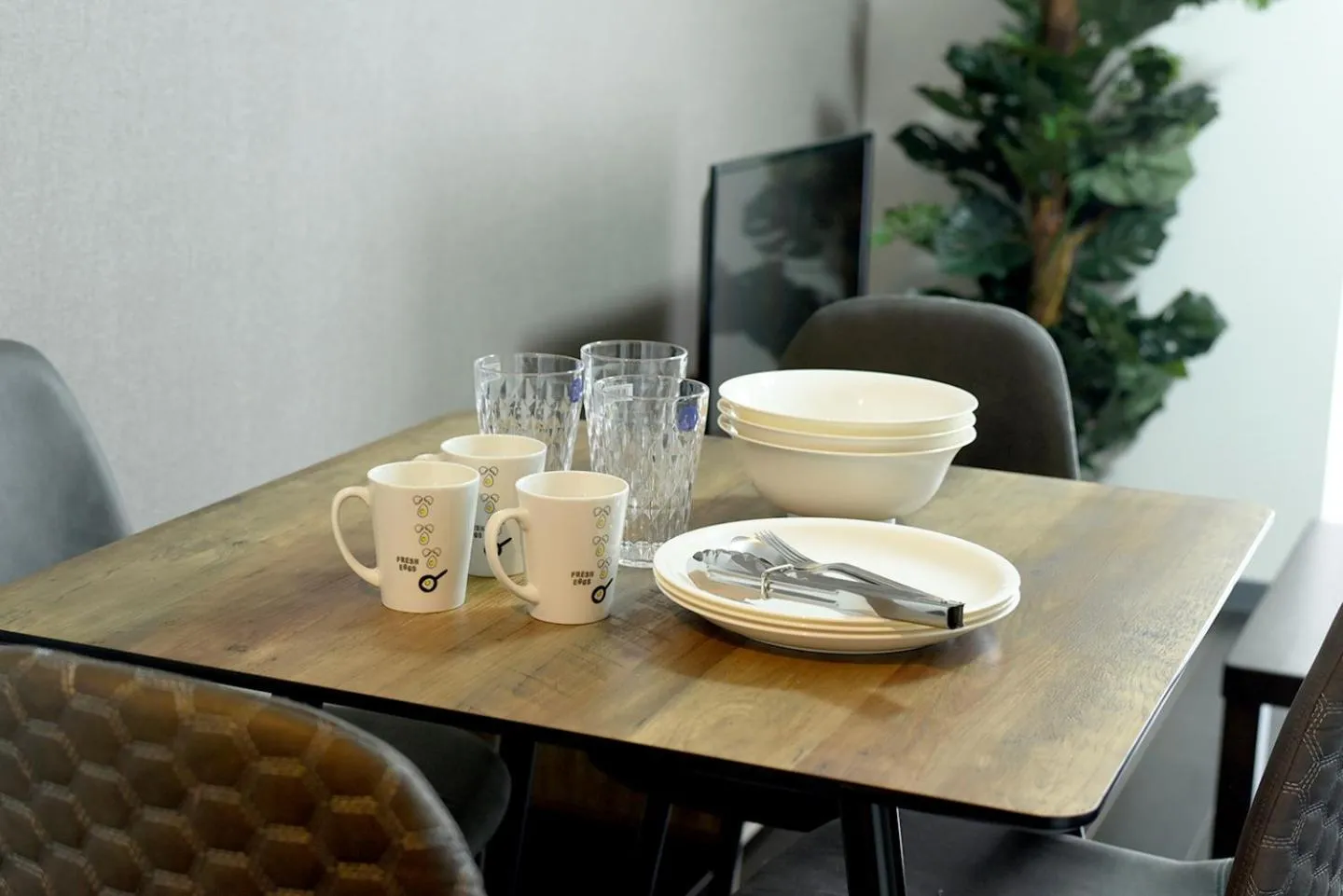 Dining area in Sun Court Hongodori Garden Hills