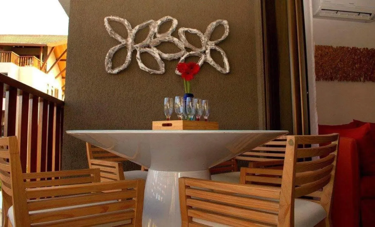 Balcony/Terrace in Flat no Malawi Resort 203 B em Muro Alto, Porto de Galinhas