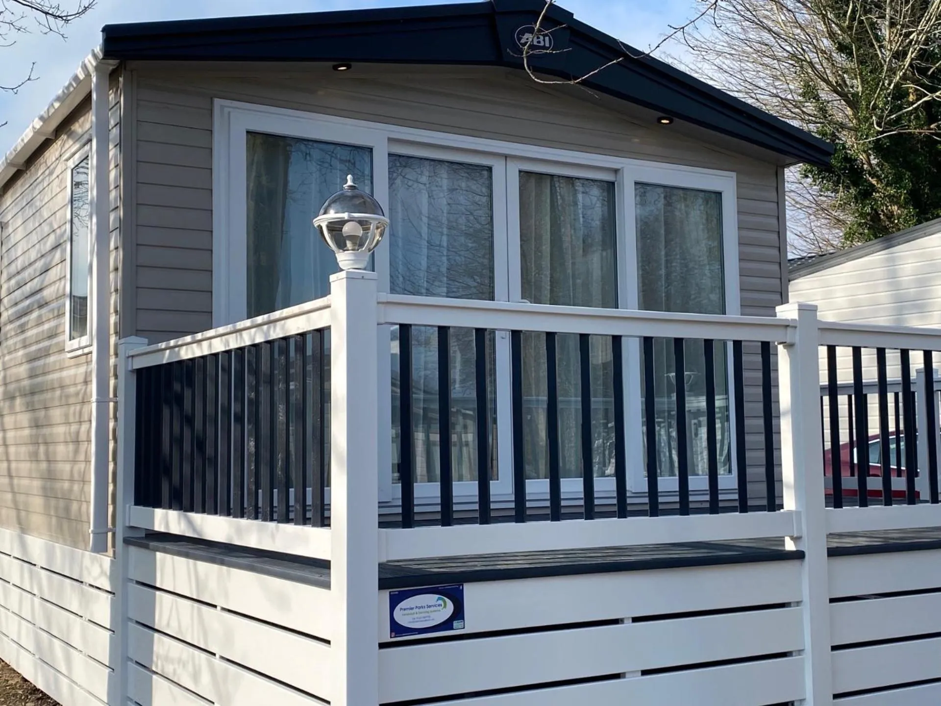 Balcony/Terrace in Coghurst Hall Holiday Home Sleeps 6, 2 bedrooms