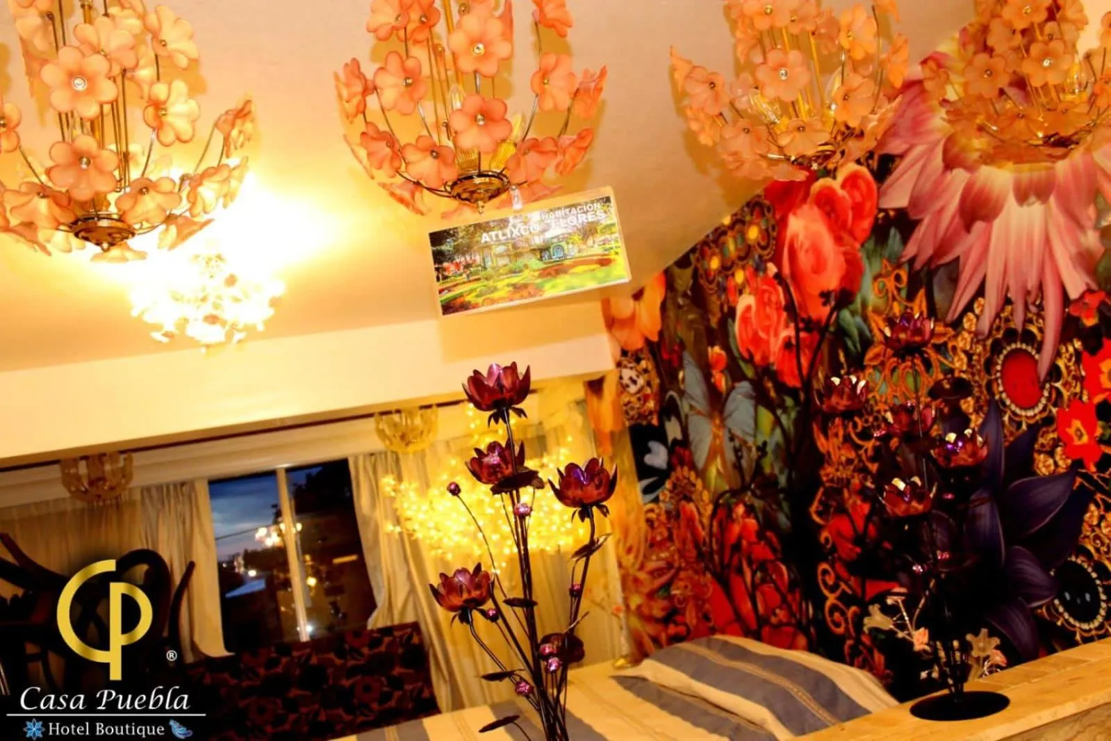 Decorative detail in Hotel Temático Casa Puebla